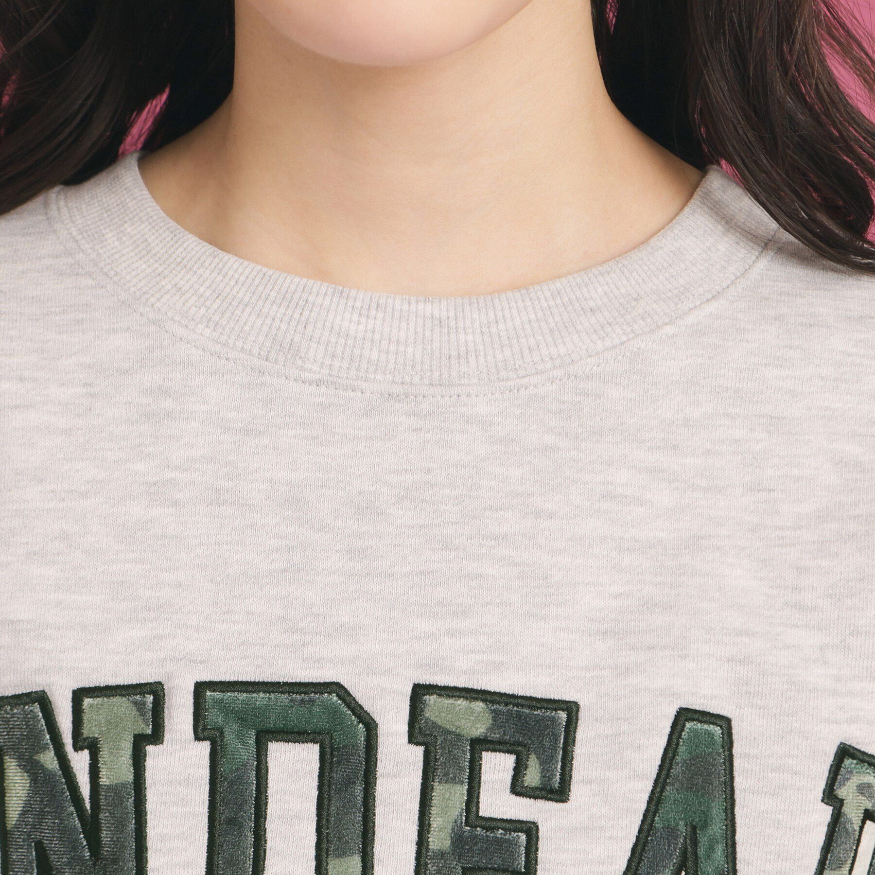 PINK-latte「カレッジロゴスウェットトップス」|その他|