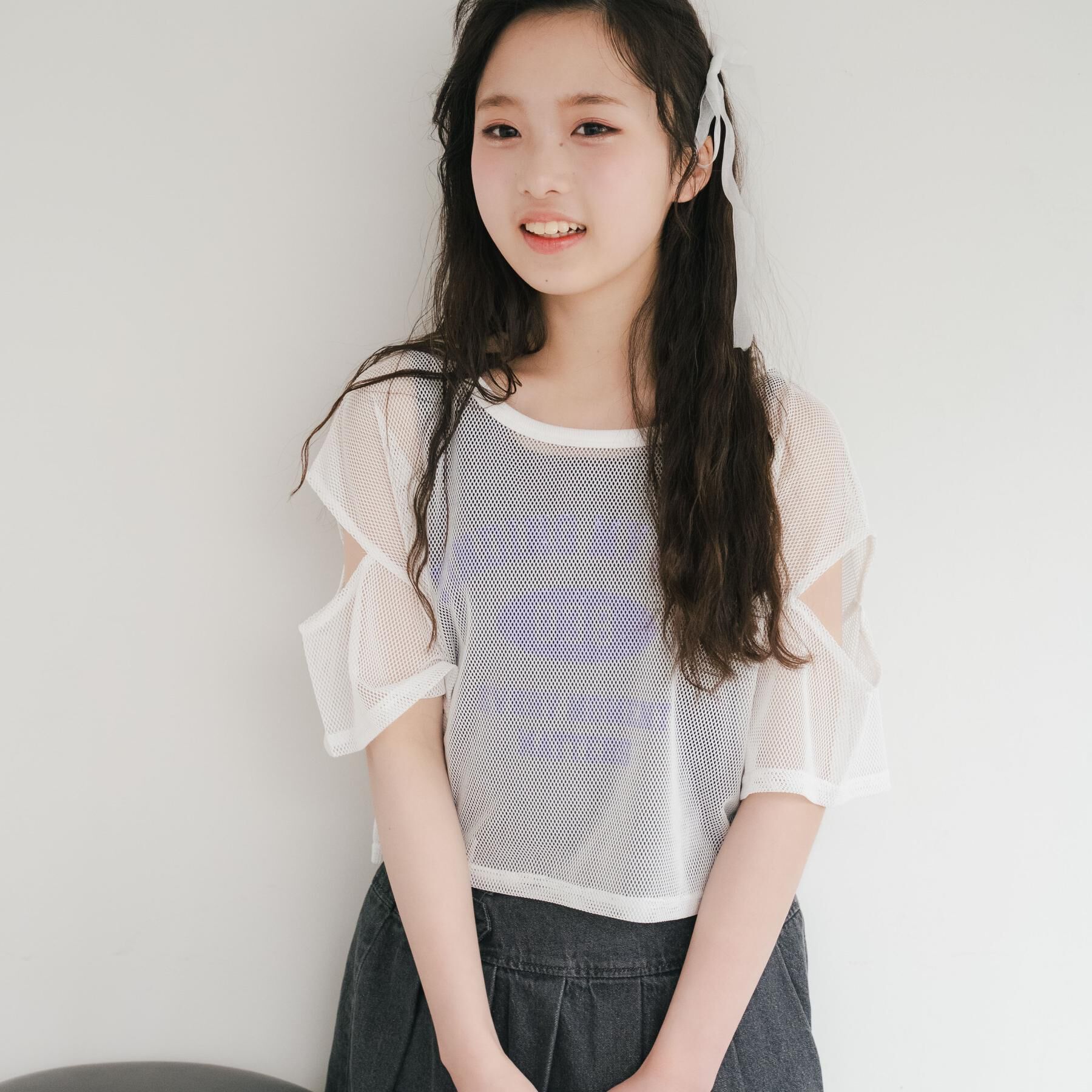 PINK-latte「メッシュTシャツ＋タンクセット」|その他|