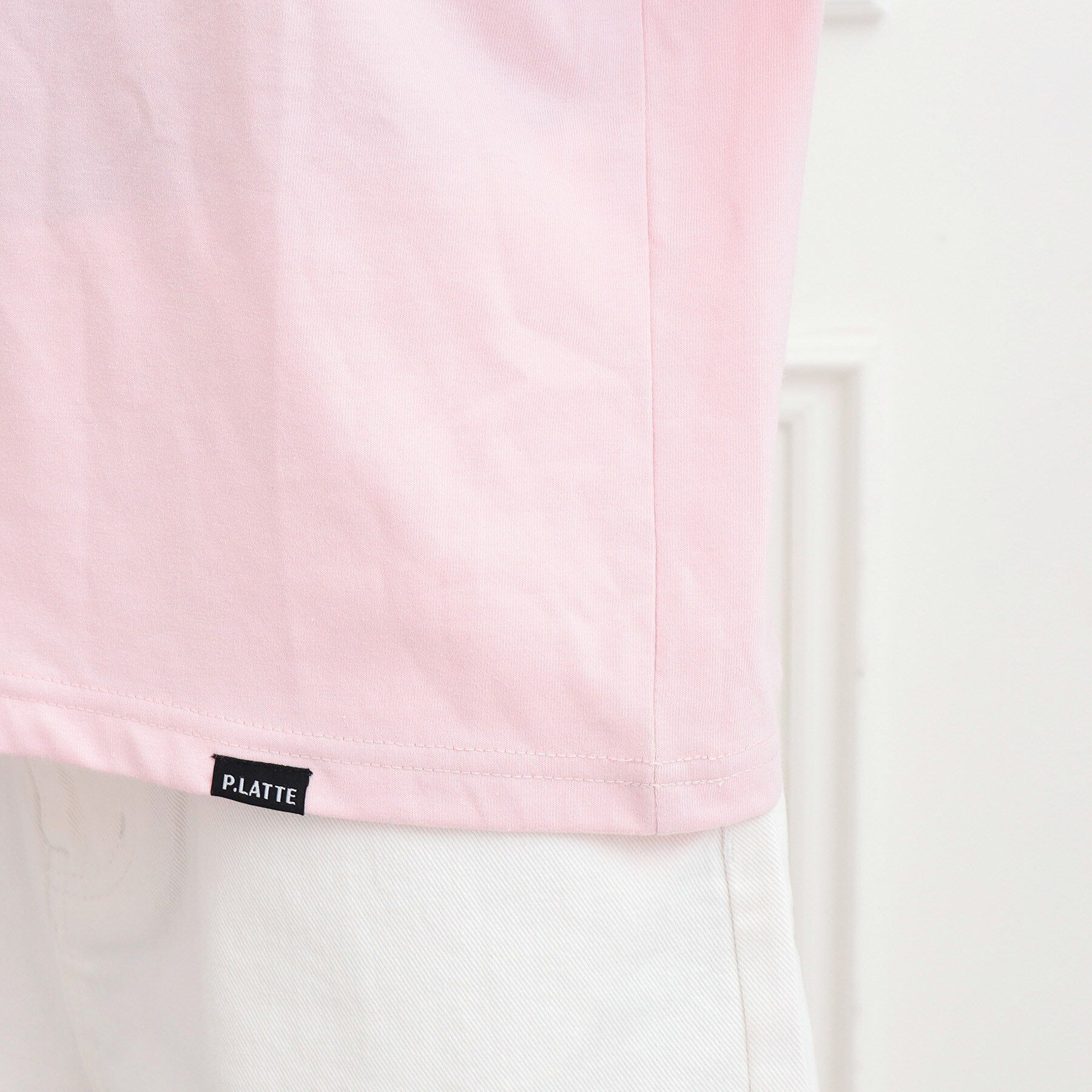 PINK-latte「肩あきフレアスリーブトップス」|Tシャツ・カットソー|