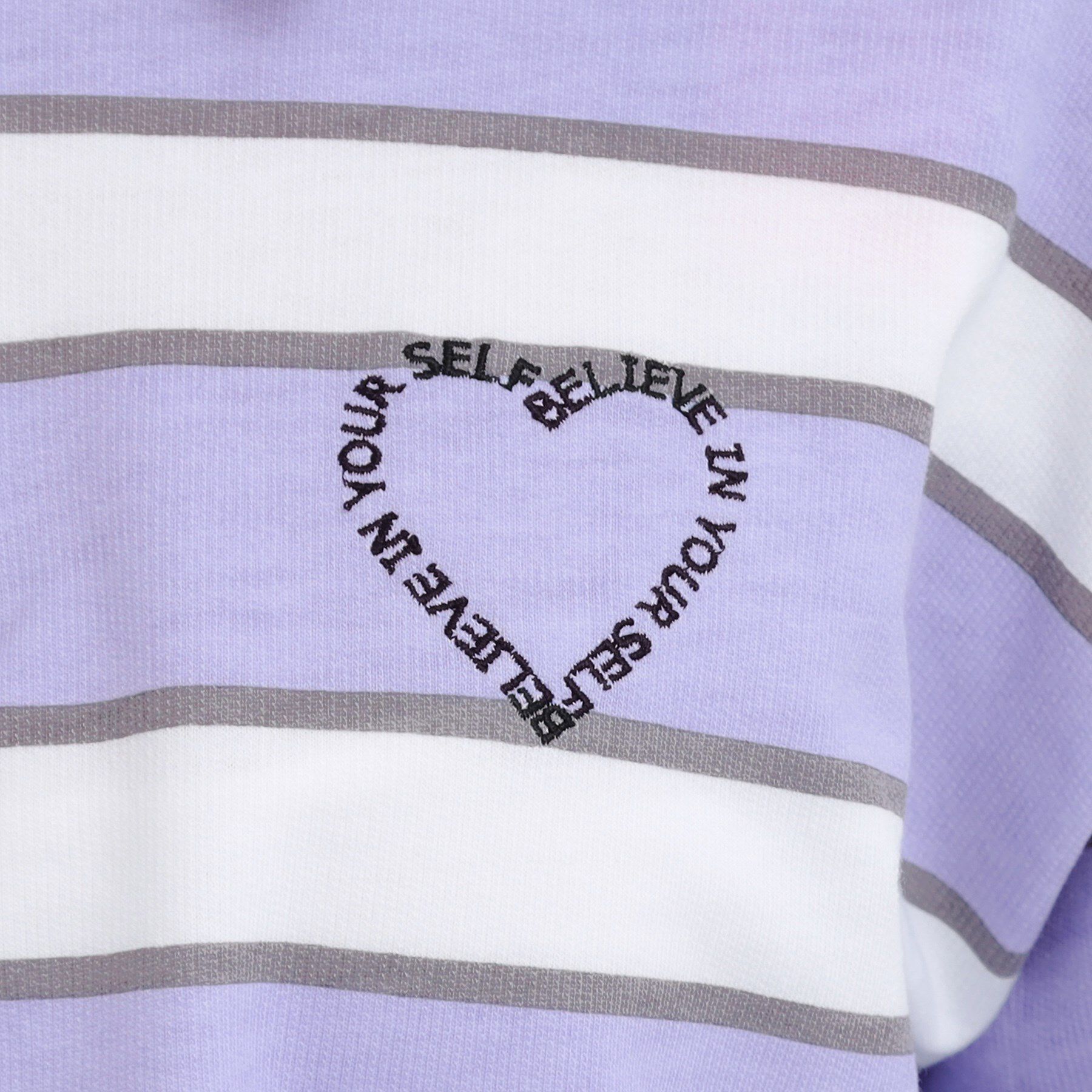 PINK-latte「衿付きビッグラガーシャツ」|ポロシャツ|