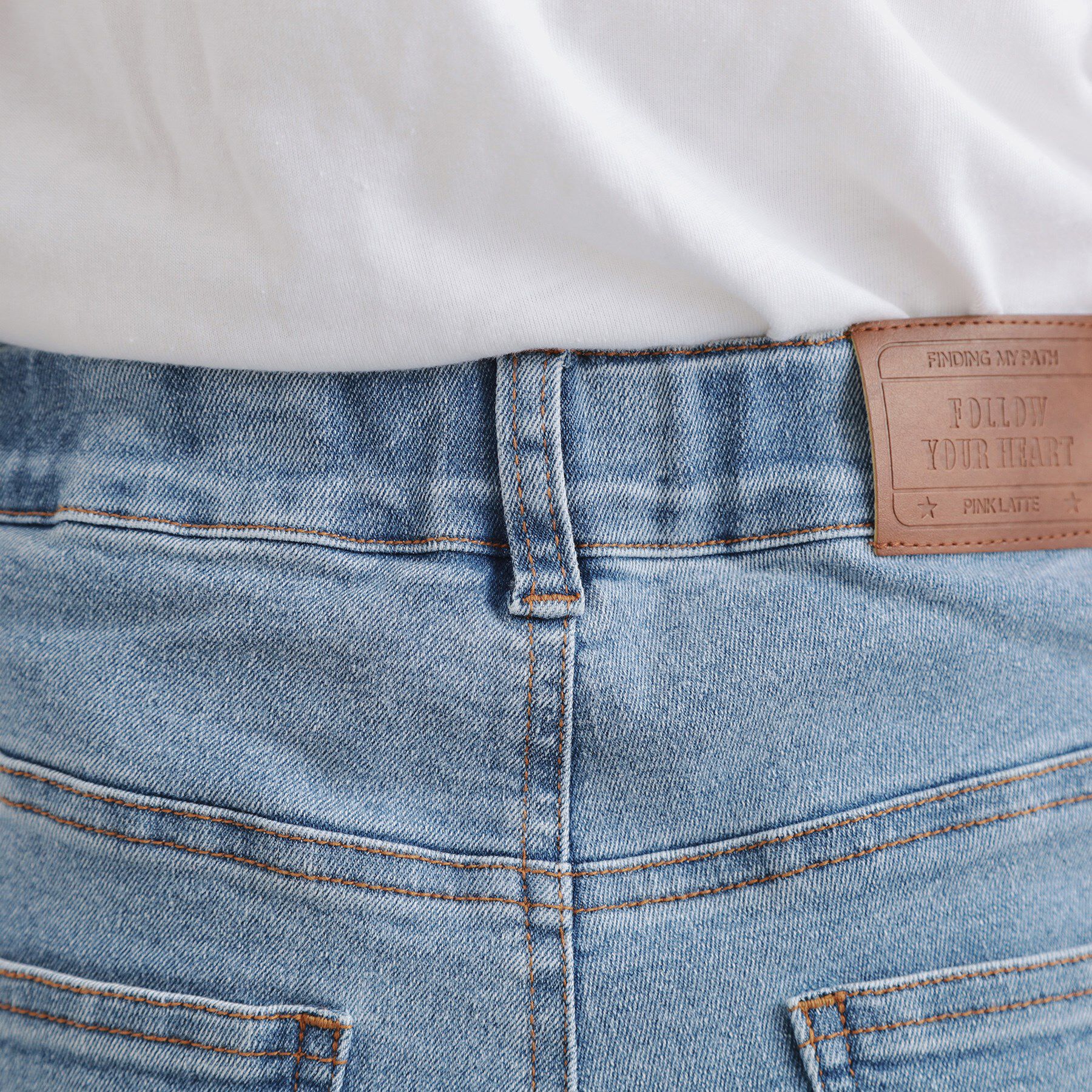 PINK-latte「フレアデニムパンツ」|その他|