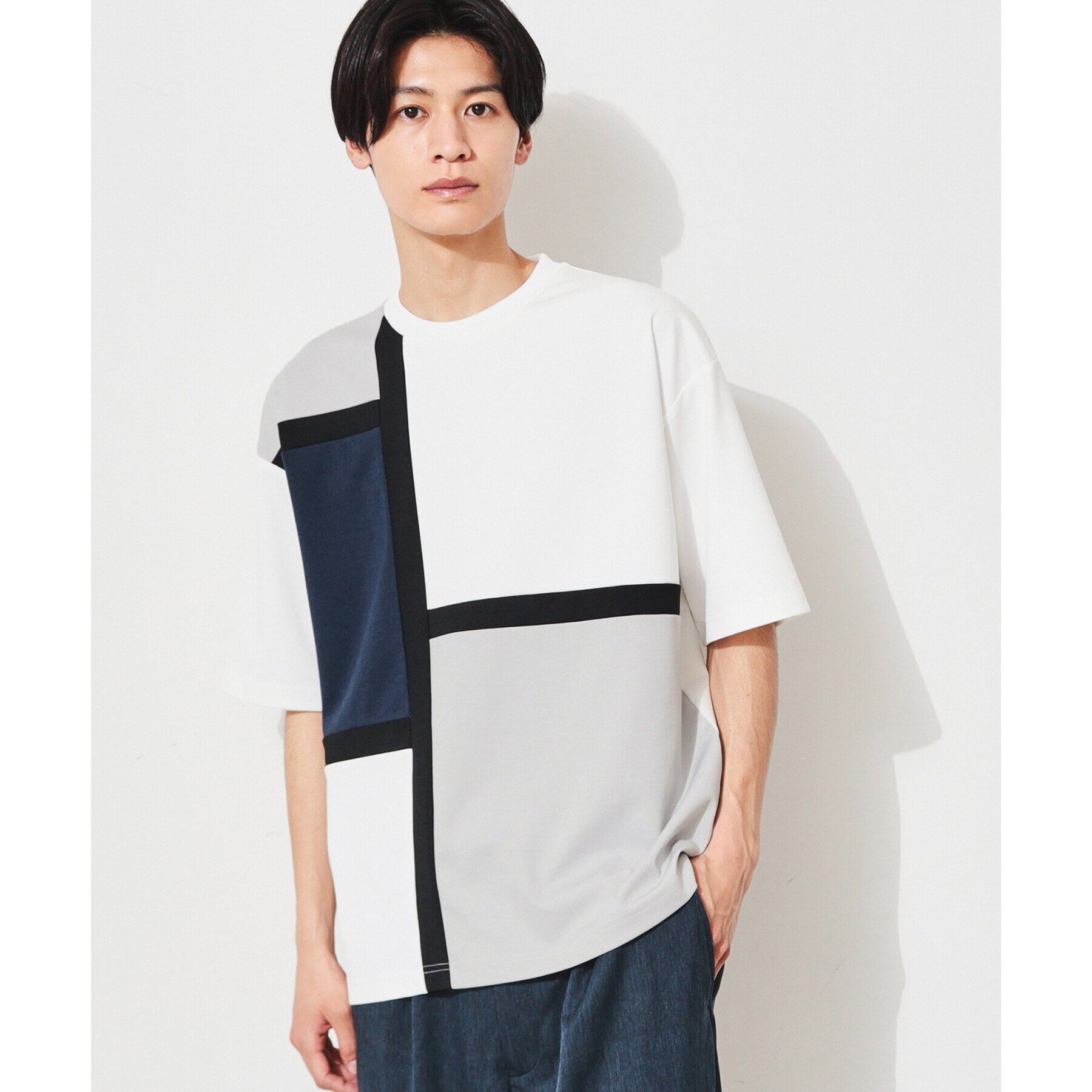 THE SHOP TK「アートフレームパターンTシャツ」|Tシャツ・カットソー|