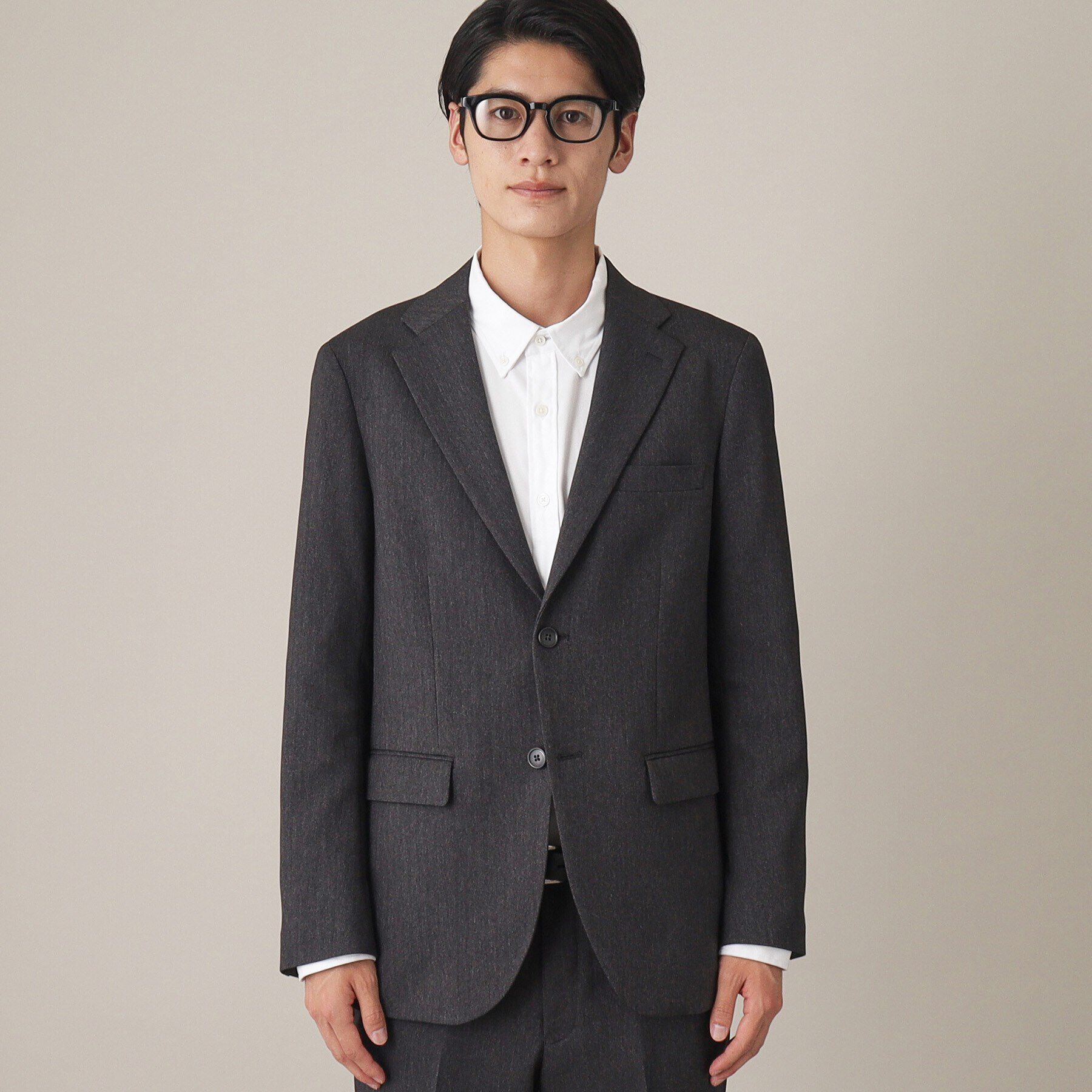 THE SHOP TK「AVANTウーリーヘリンボンジャケット【セットアップ可/ビジネス対応/洗える/ストレッチ素材/シワに」|テーラードジャケット|