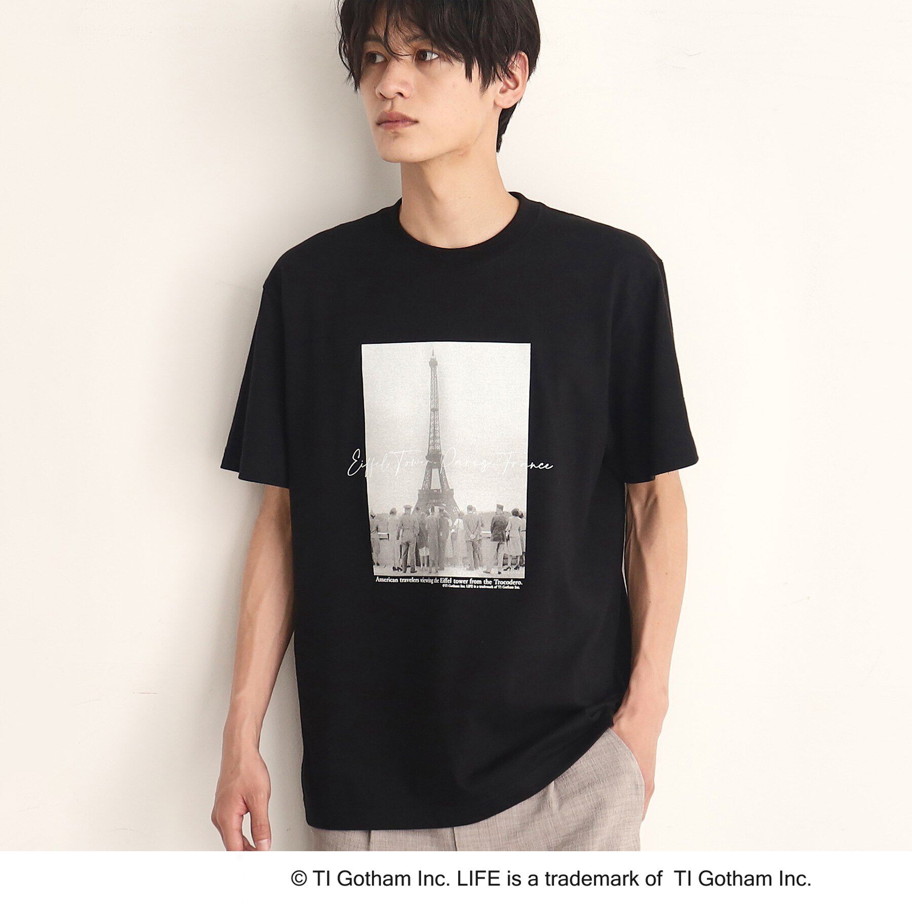 THE SHOP TK「【GOOD ROCK SPEED &times; LIFE PICTURE COLLECTION 別注】 Par」|Tシャツ・カットソー|ブラック(019)