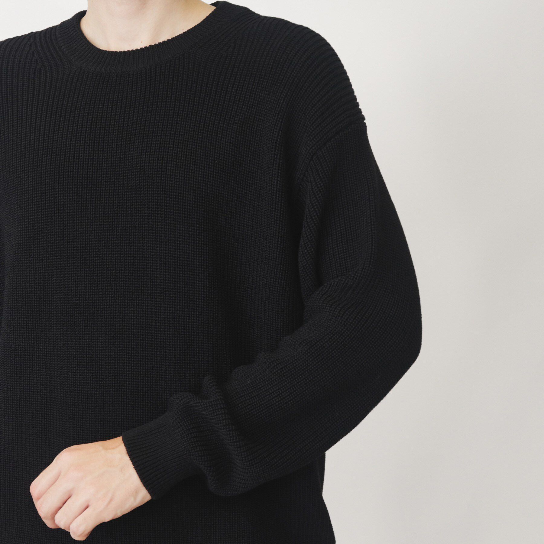 THE SHOP TK「畦編みニットプルオーバー リラックスシルエット」|ニット・セーター|