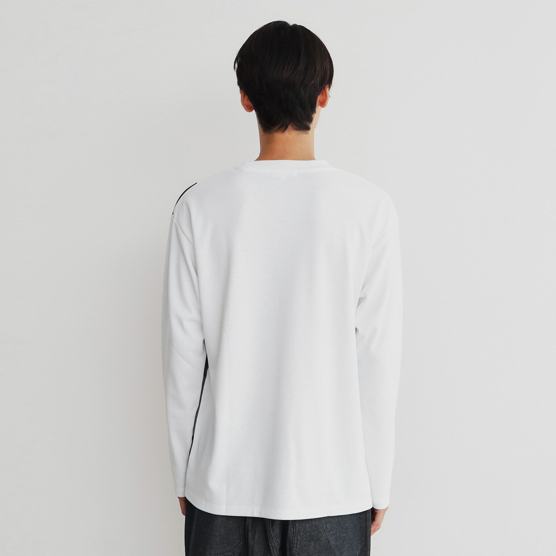 THE SHOP TK「異素材ブロッキング長袖Tシャツ」|Tシャツ・カットソー|