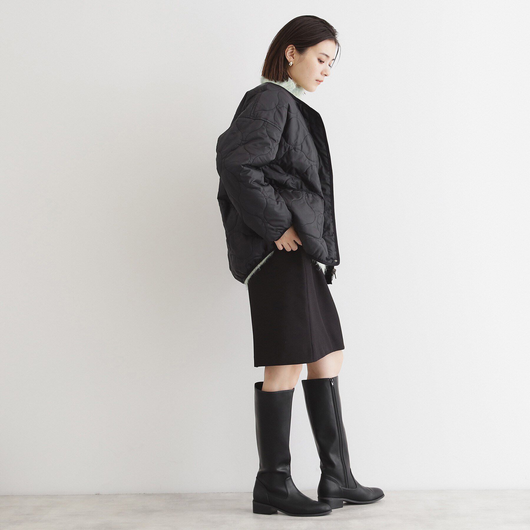 THE SHOP TK「【蓄熱保温】リバーシブルキルトブルゾン」|ブルゾン・スタジャン|