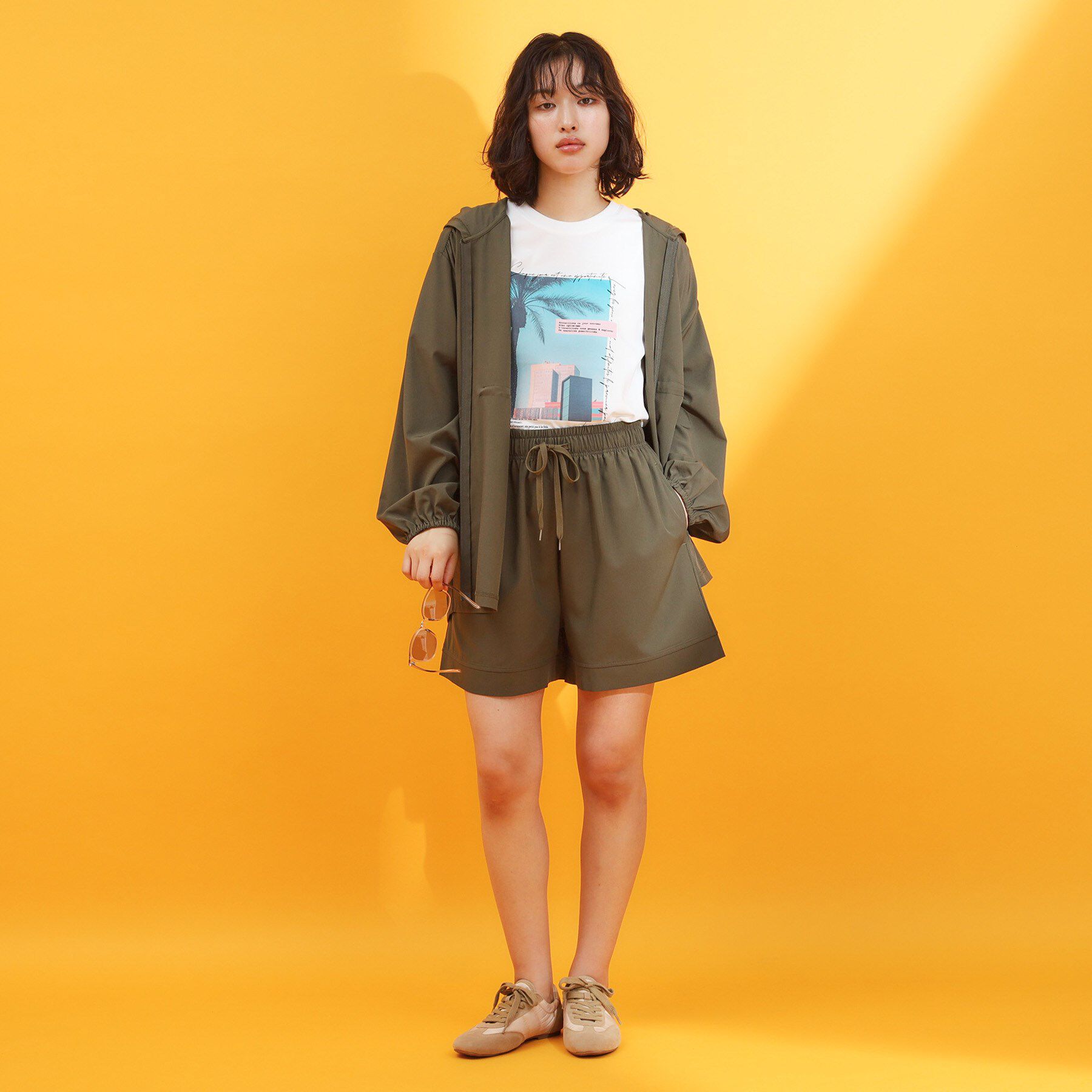 THE SHOP TK「【mizugiwa/ラッシュガード】フロントジップパーカ/セットアップ可/接触冷感/UVケア/洗濯機」|パーカー|