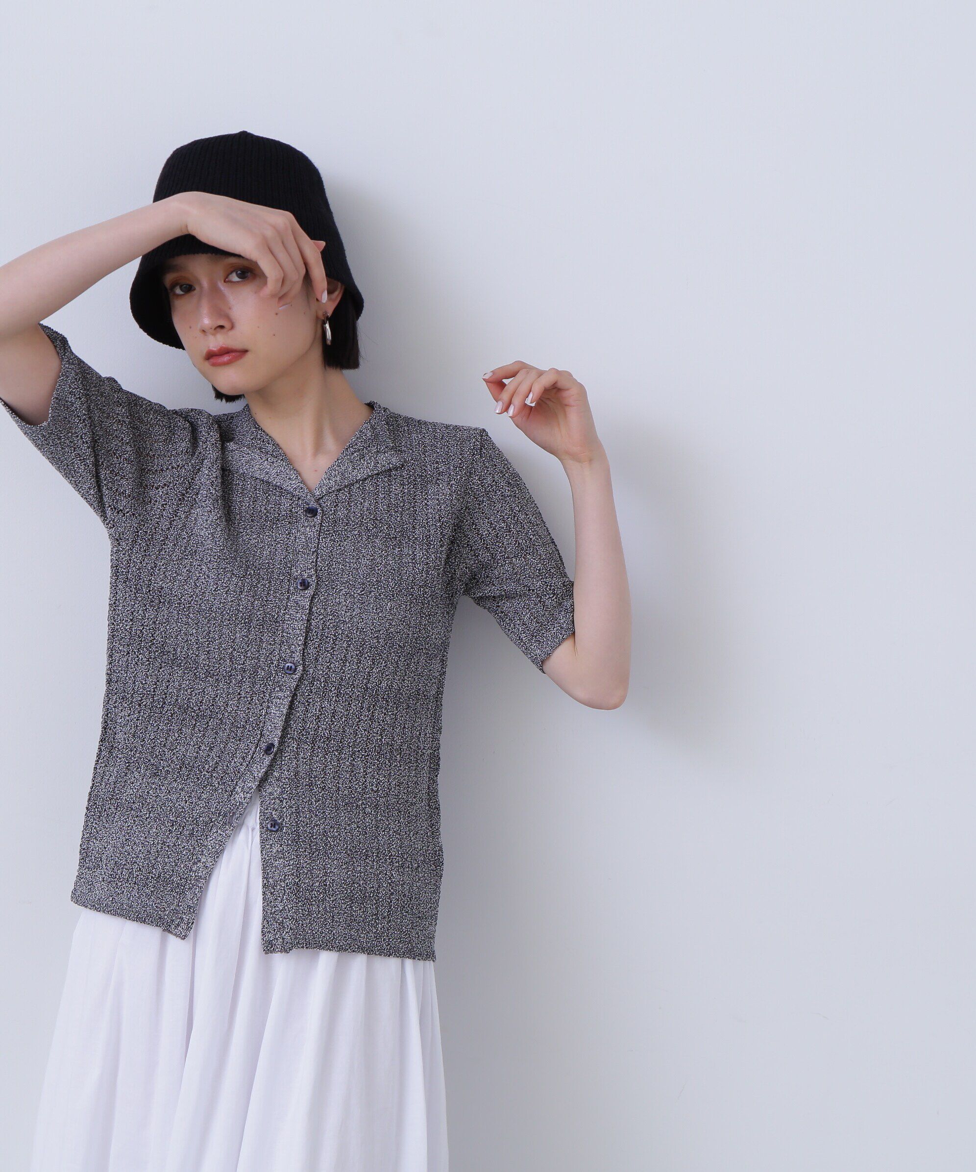  「カイキン柄編みニット」|ニット・セーター|