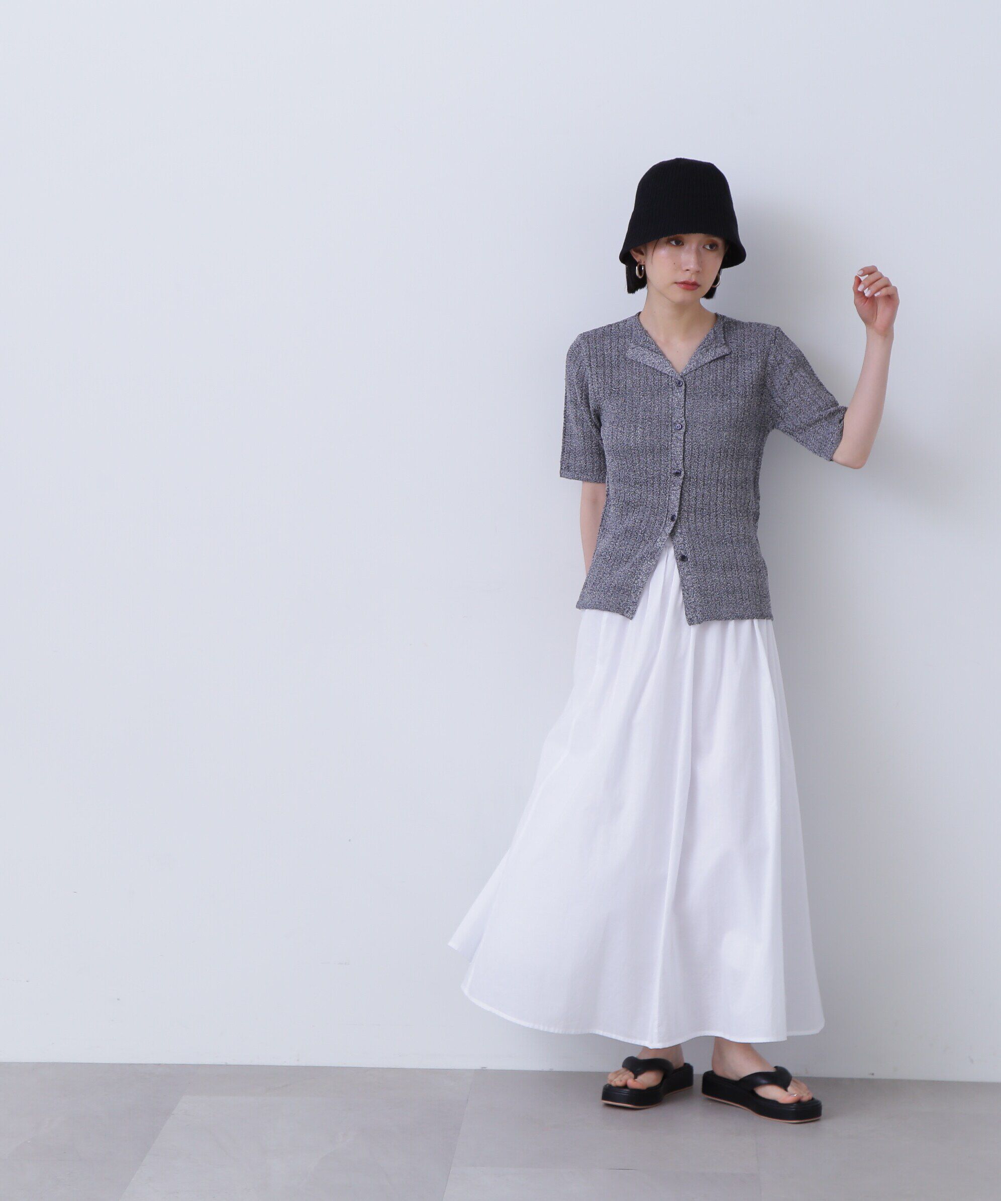  「カイキン柄編みニット」|ニット・セーター|