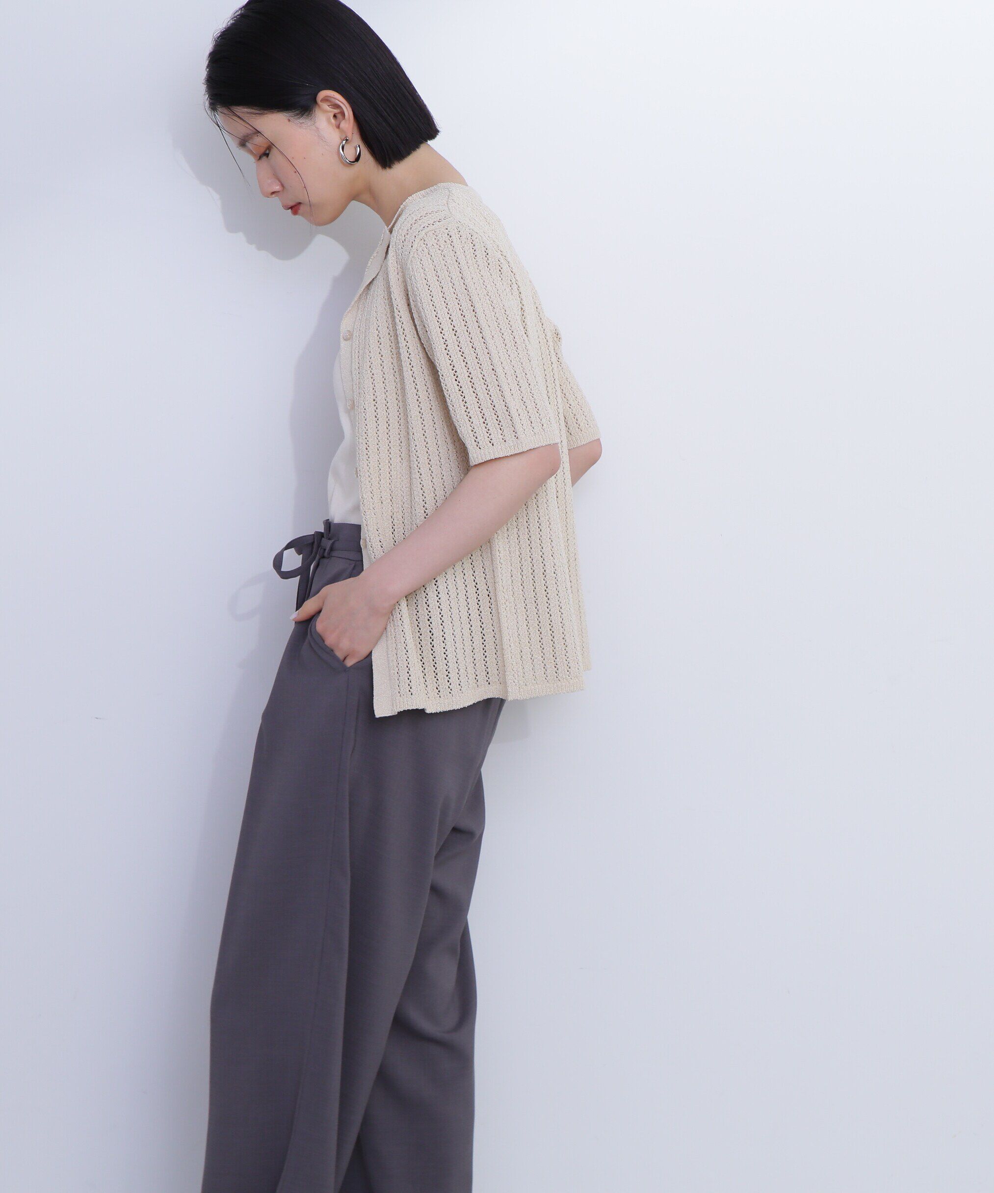  「カイキン柄編みニット」|ニット・セーター|