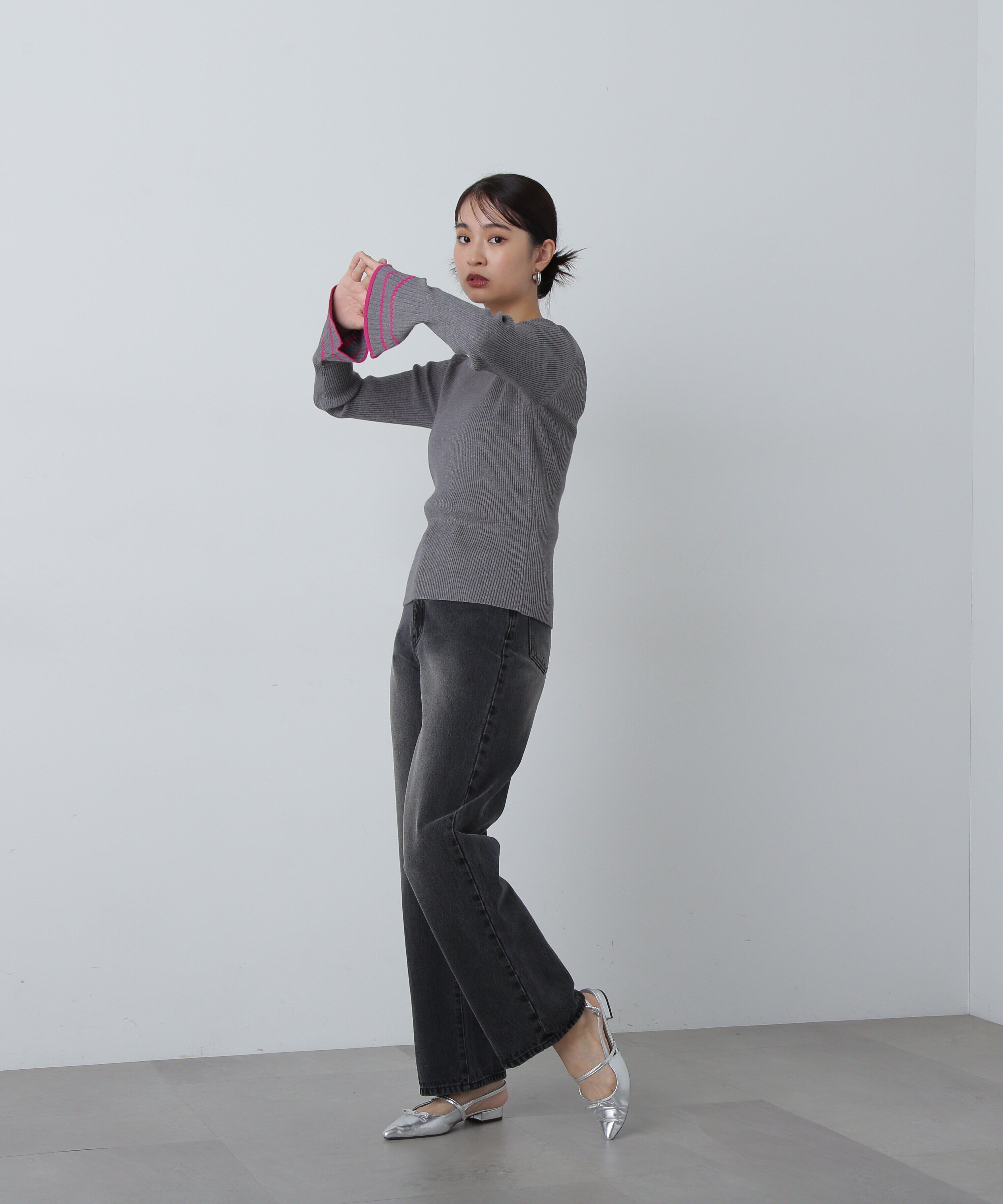  「ハイウエストストレートデニムパンツ《S Size Line》」|その他|