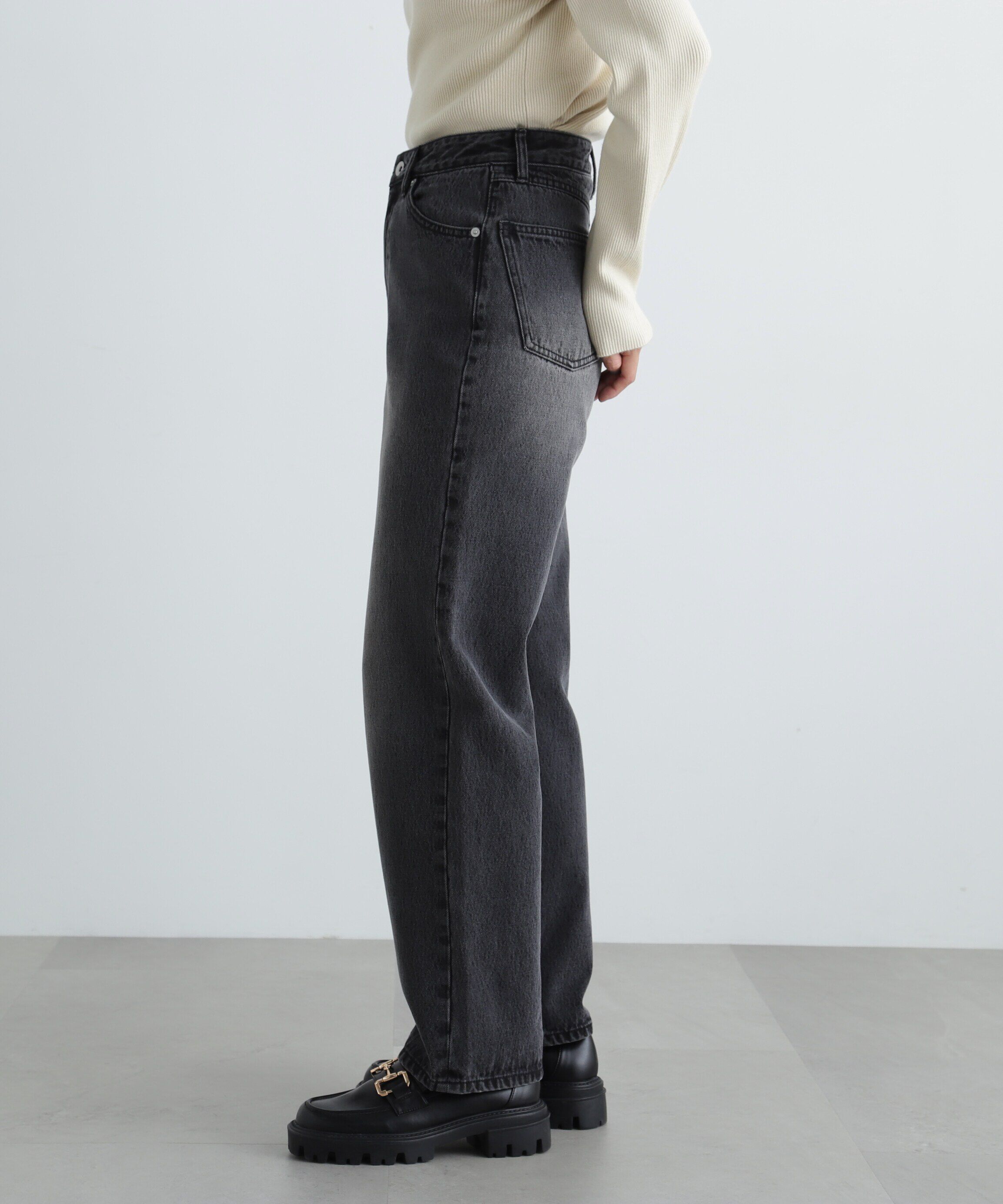  「ハイウエストストレートデニムパンツ《S Size Line》」|その他|