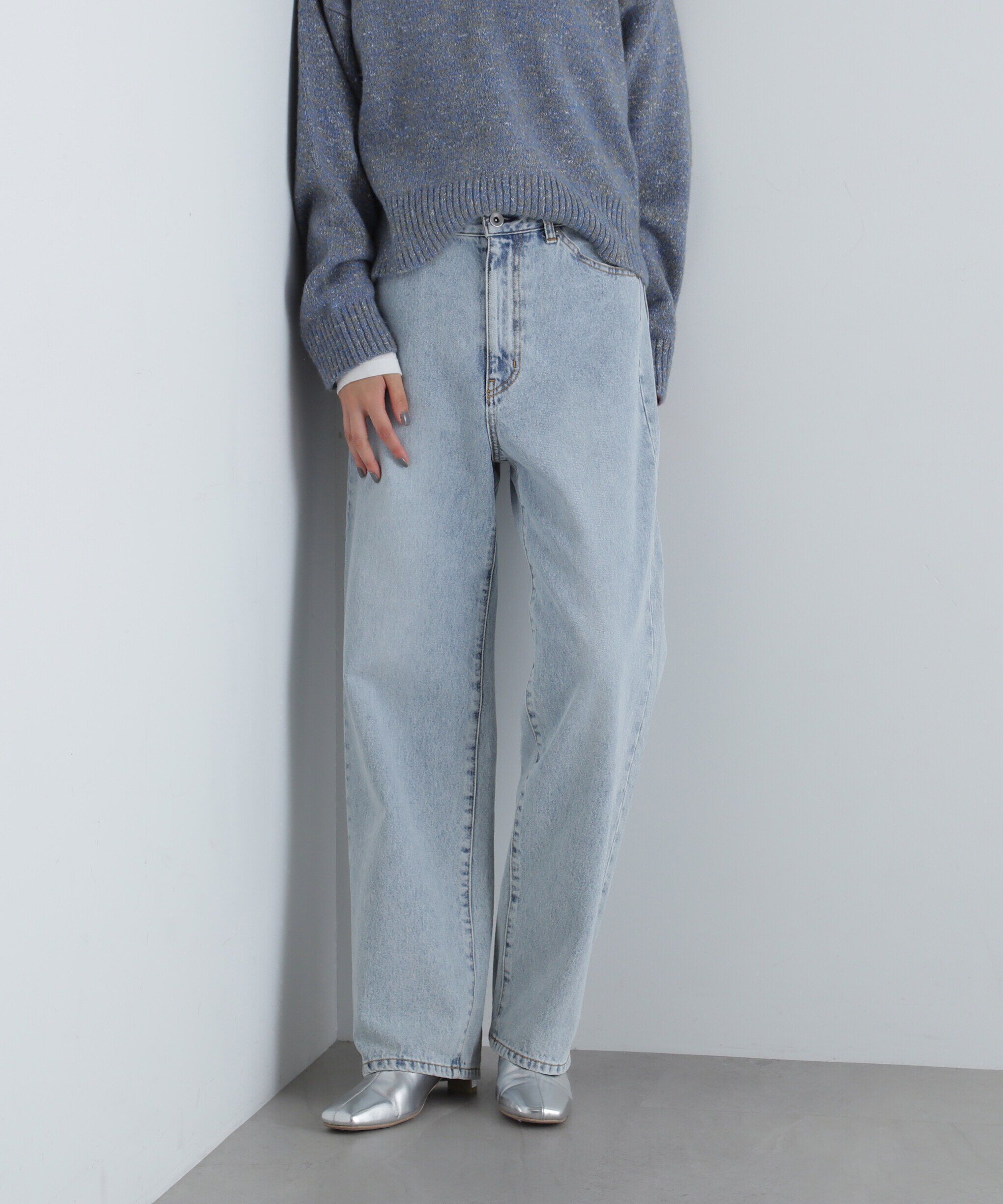  「ハイウエストストレートデニムパンツ《S Size Line》」|その他|