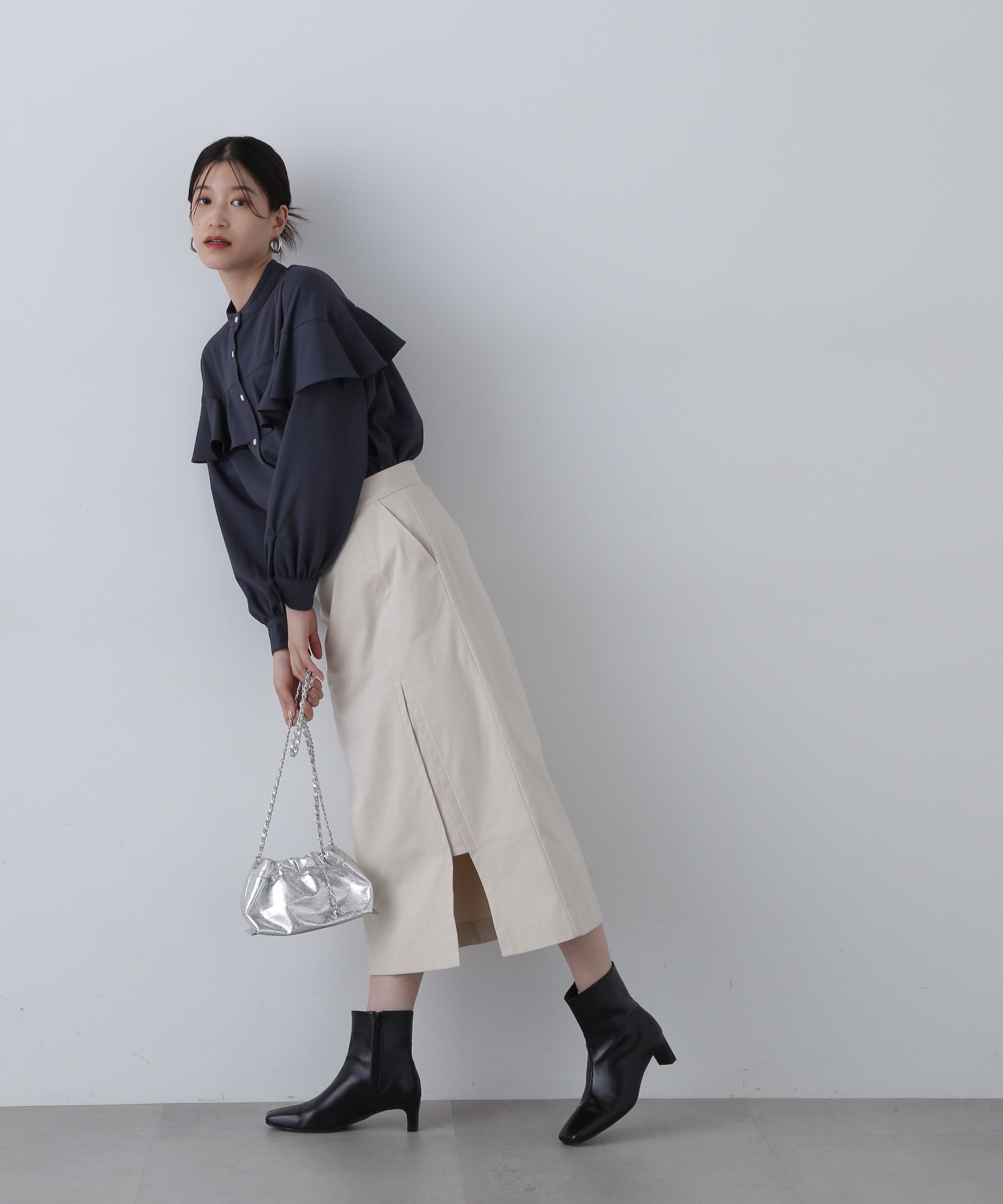  「コーデュロイスリットスカート《S Size Line》」|スカート|