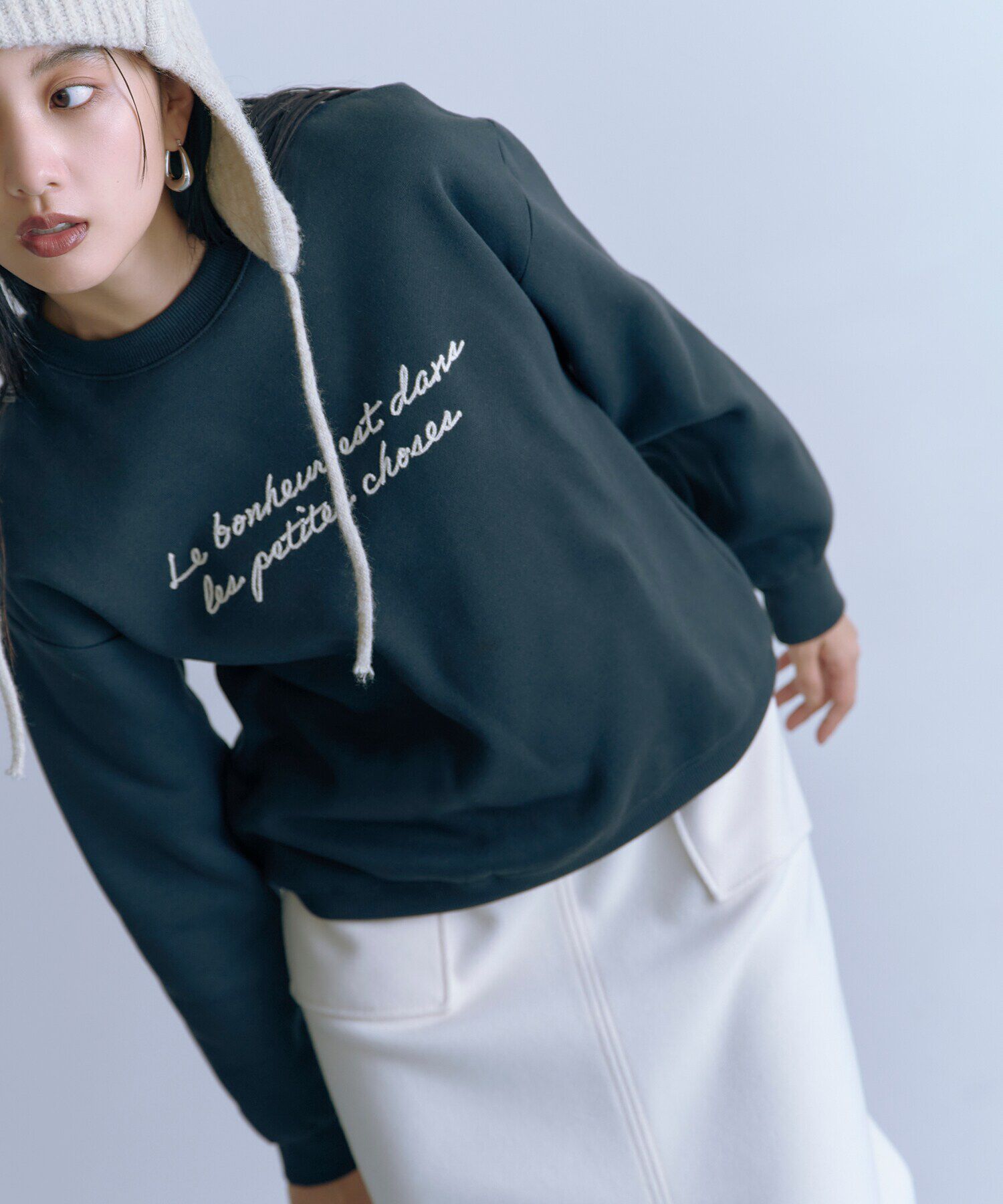  「起毛ポケットストレートスカート」|スカート|