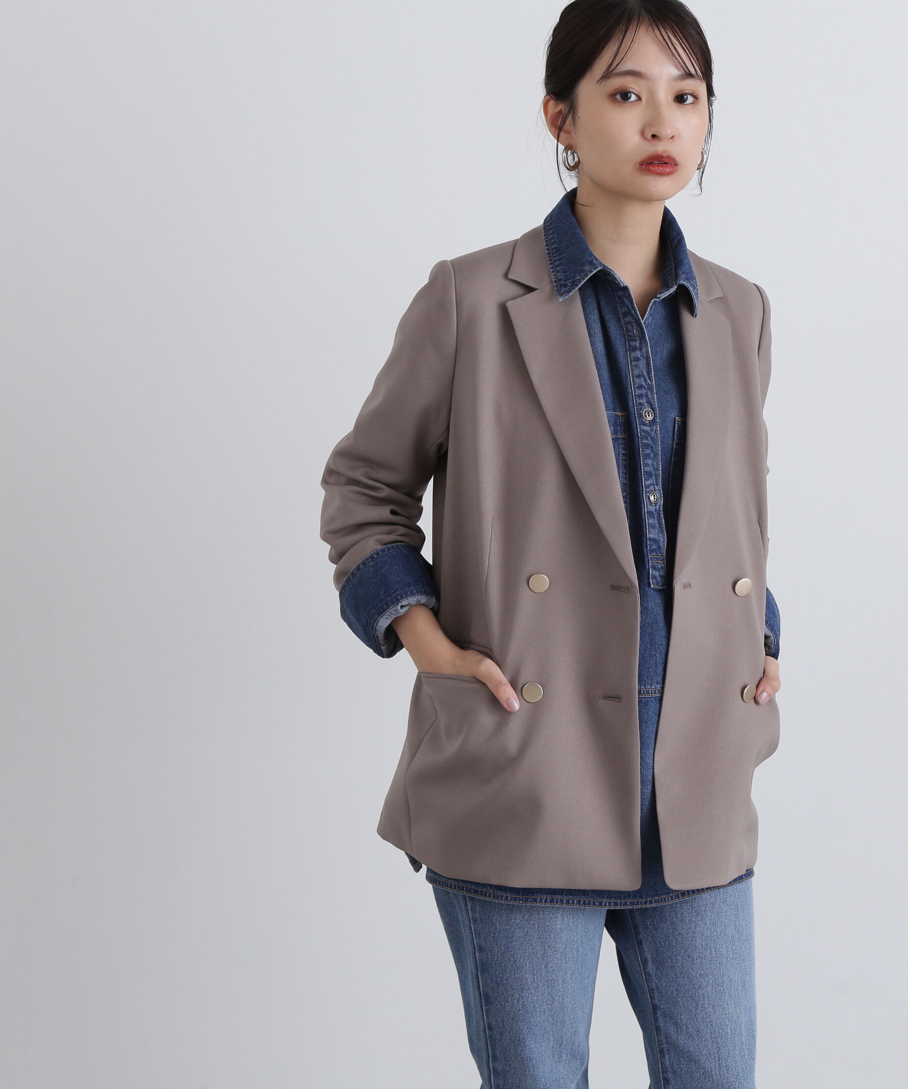  「ダブルブレストテーラードジャケット」|その他|
