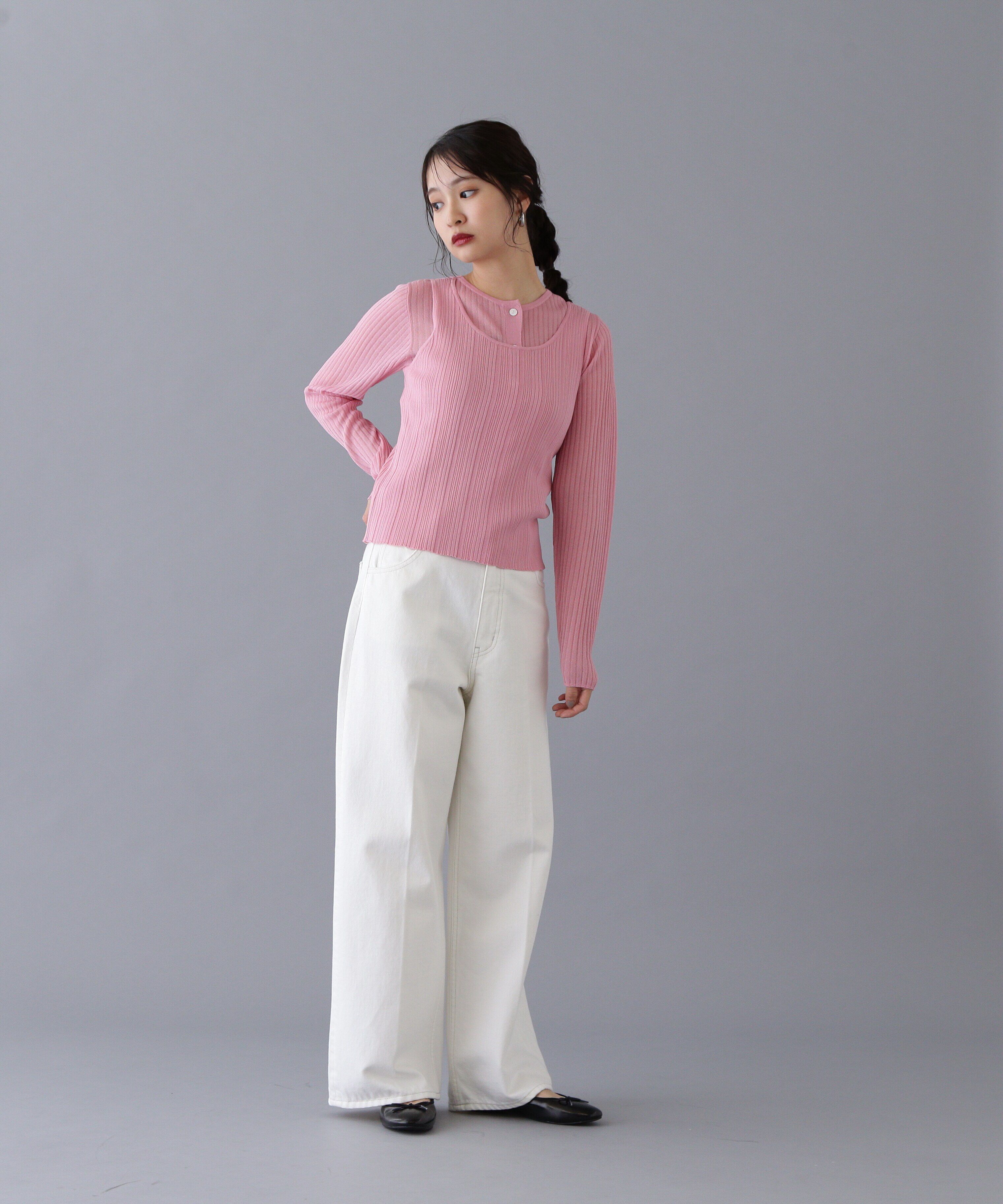  「レイヤードタンクニットセット」|ニット・セーター|