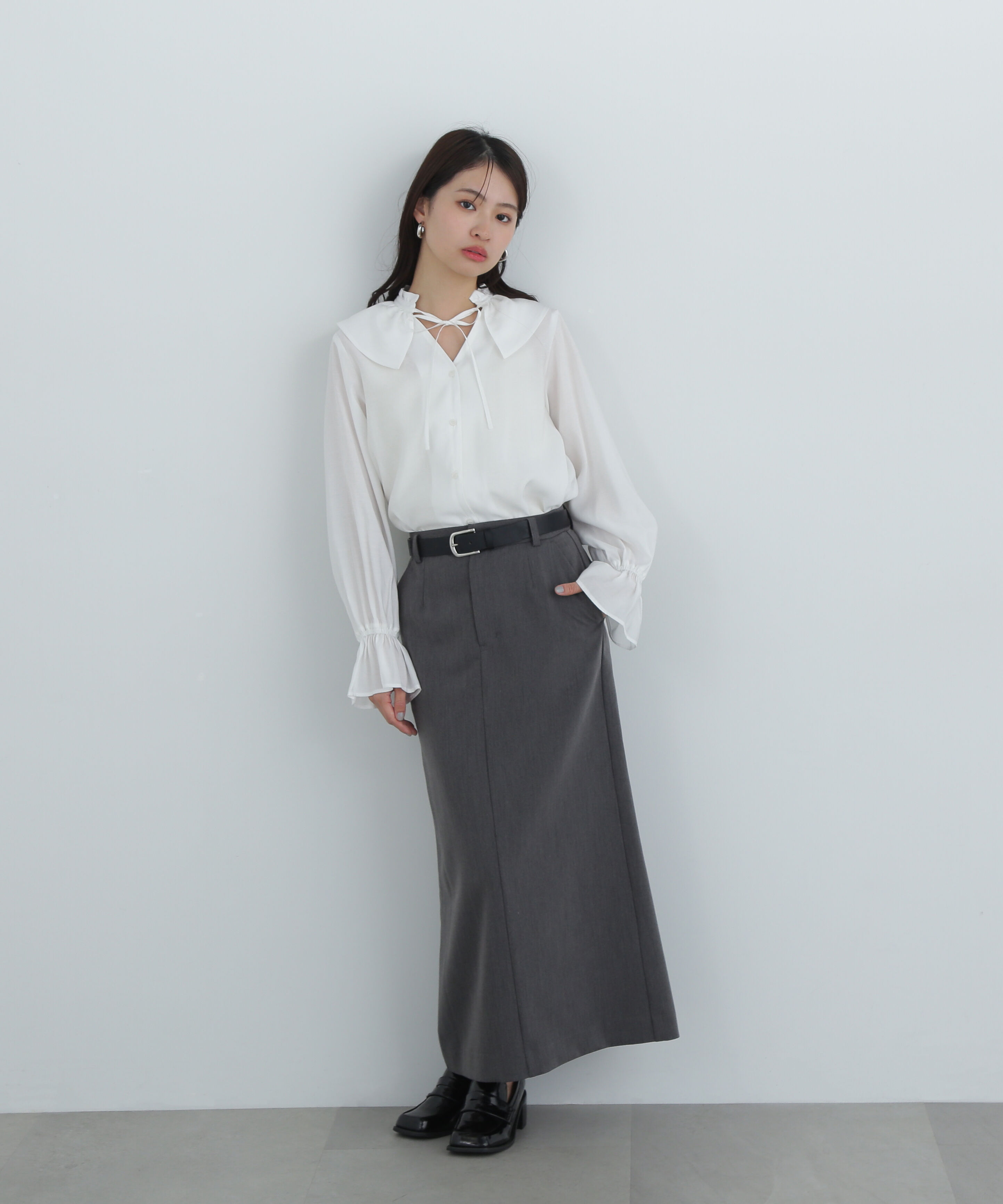  「ツイルマキシスカート」|スカート|