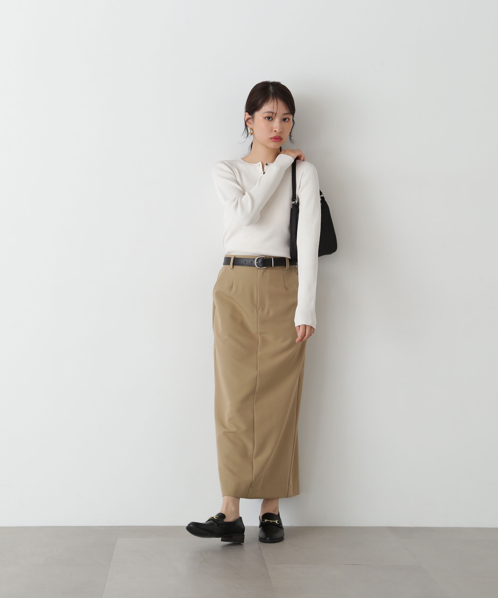  「ツイルマキシスカート」|スカート|