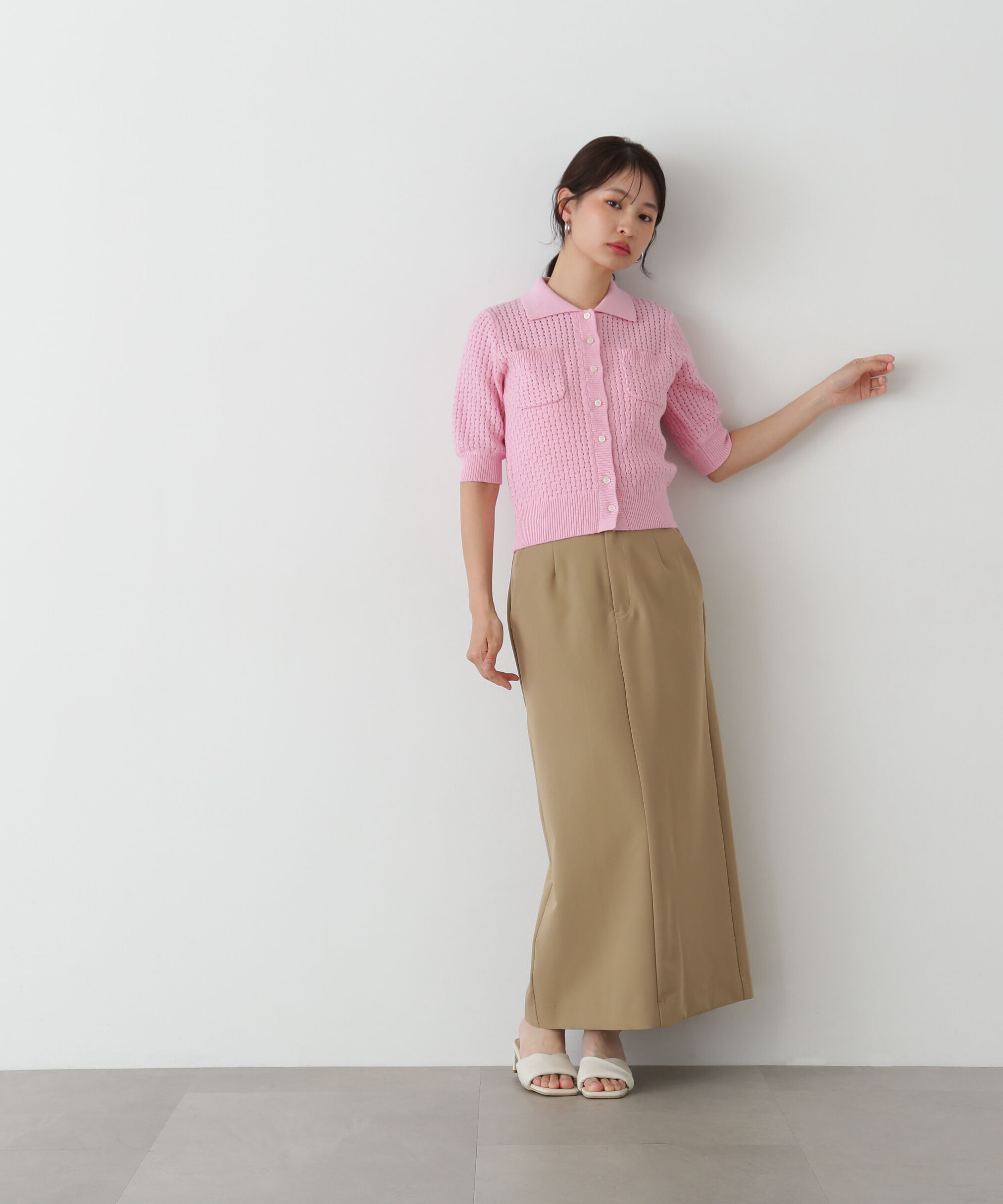  「ツイルマキシスカート」|スカート|