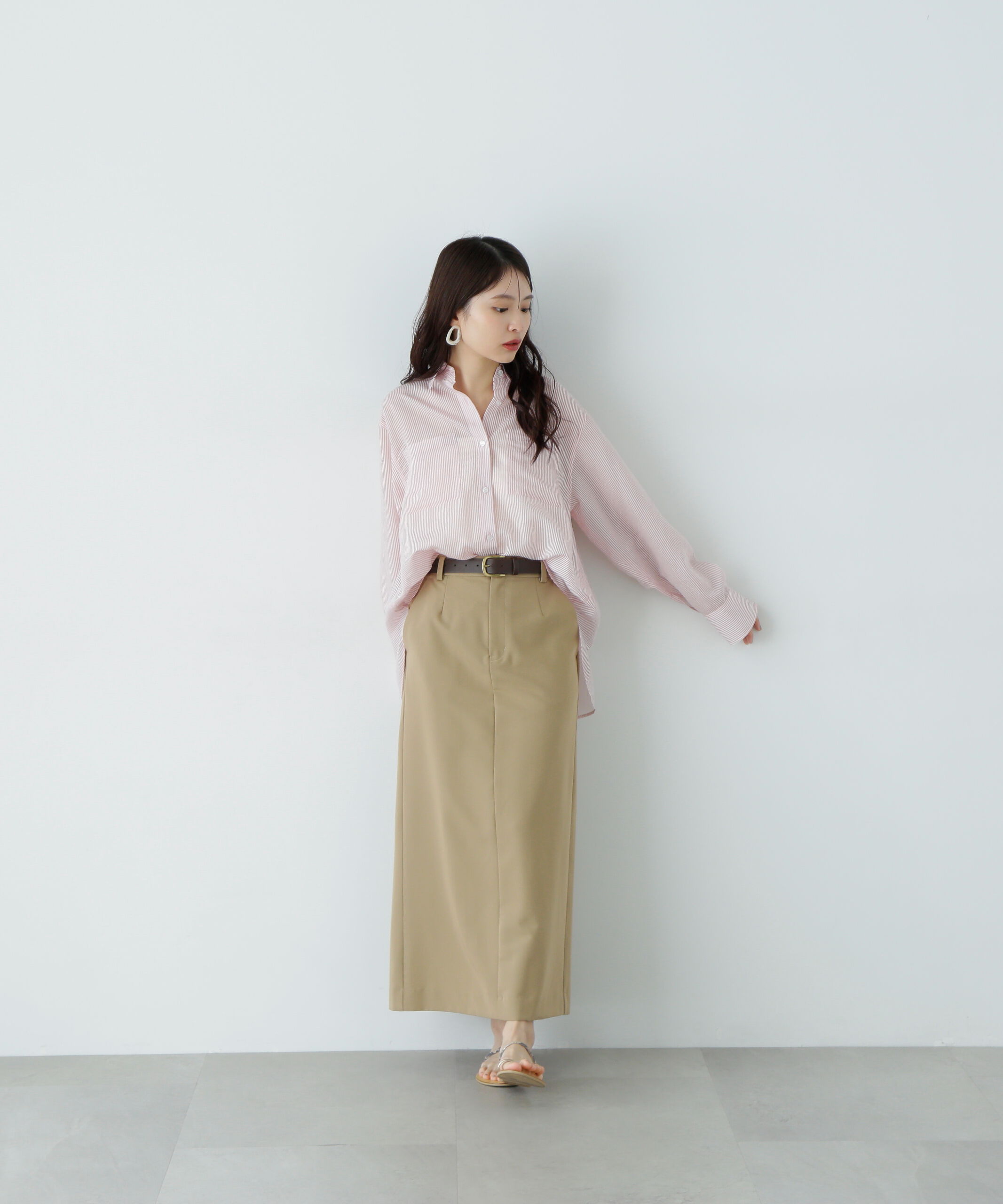  「ツイルマキシスカート」|スカート|