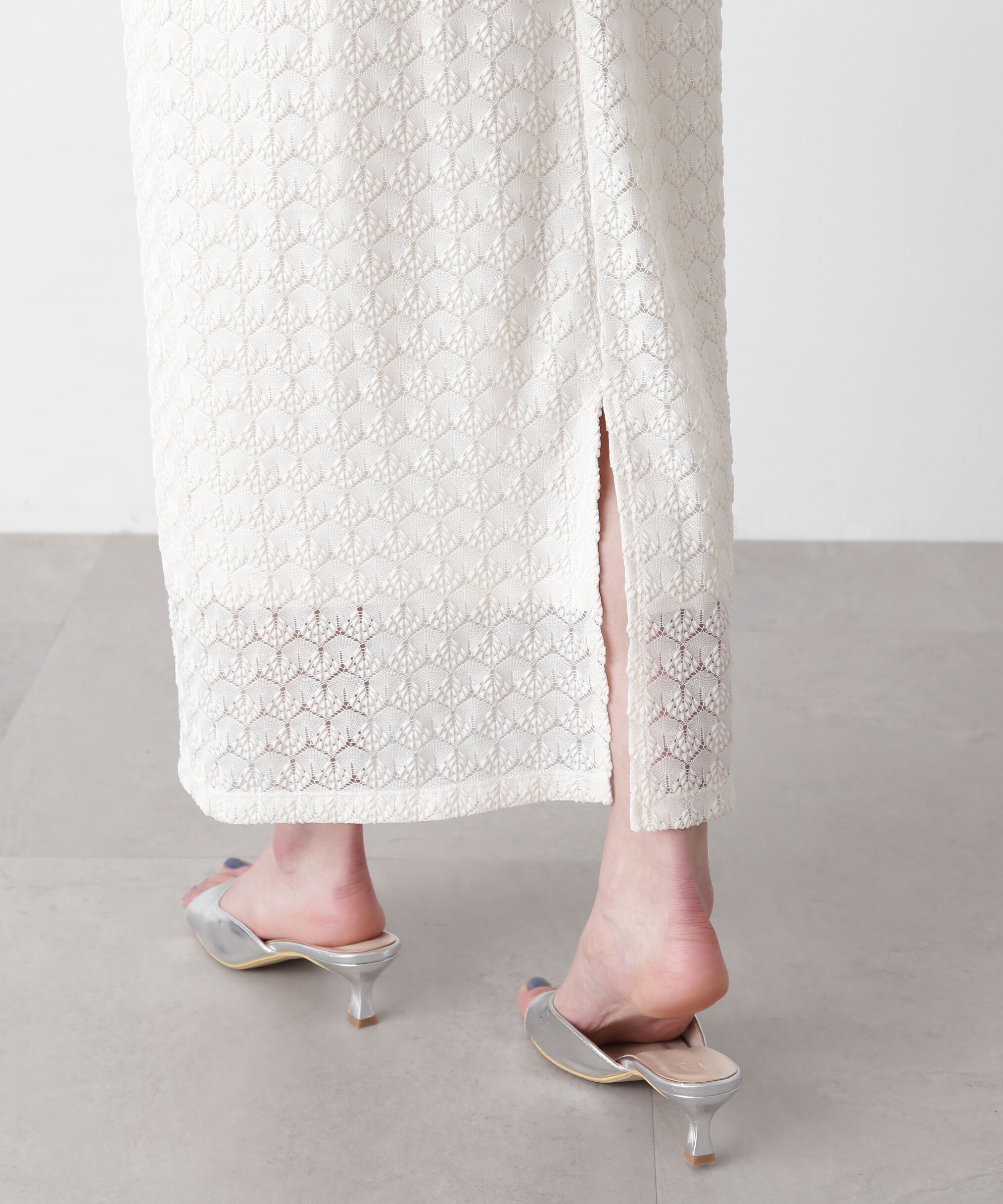  「レースストレートスカート」|スカート|