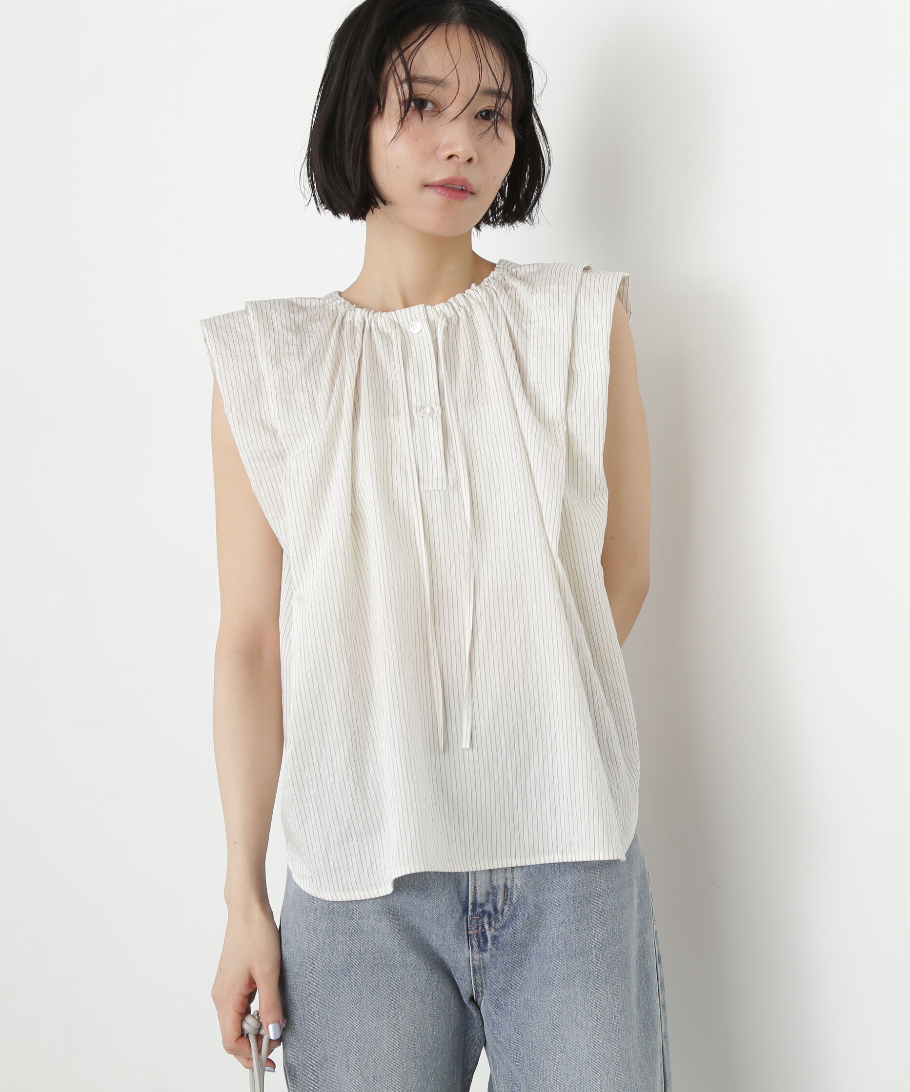  「タックショルダーブラウス」|シャツ・ブラウス|