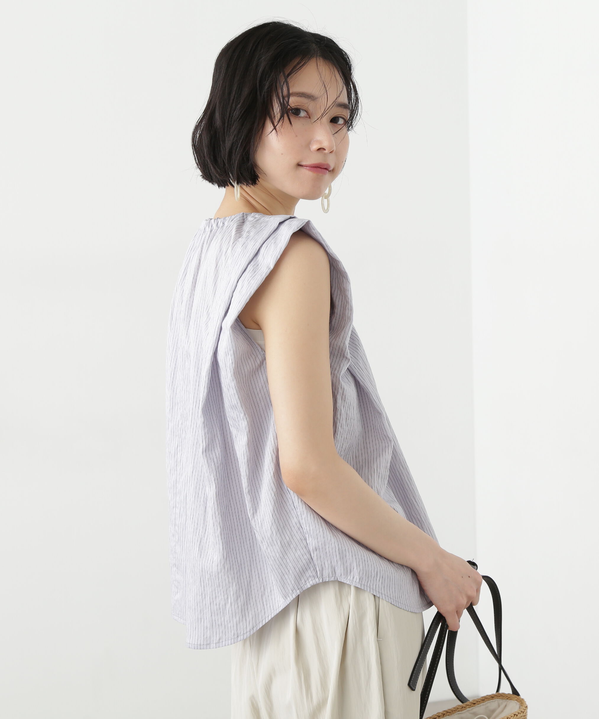  「タックショルダーブラウス」|シャツ・ブラウス|