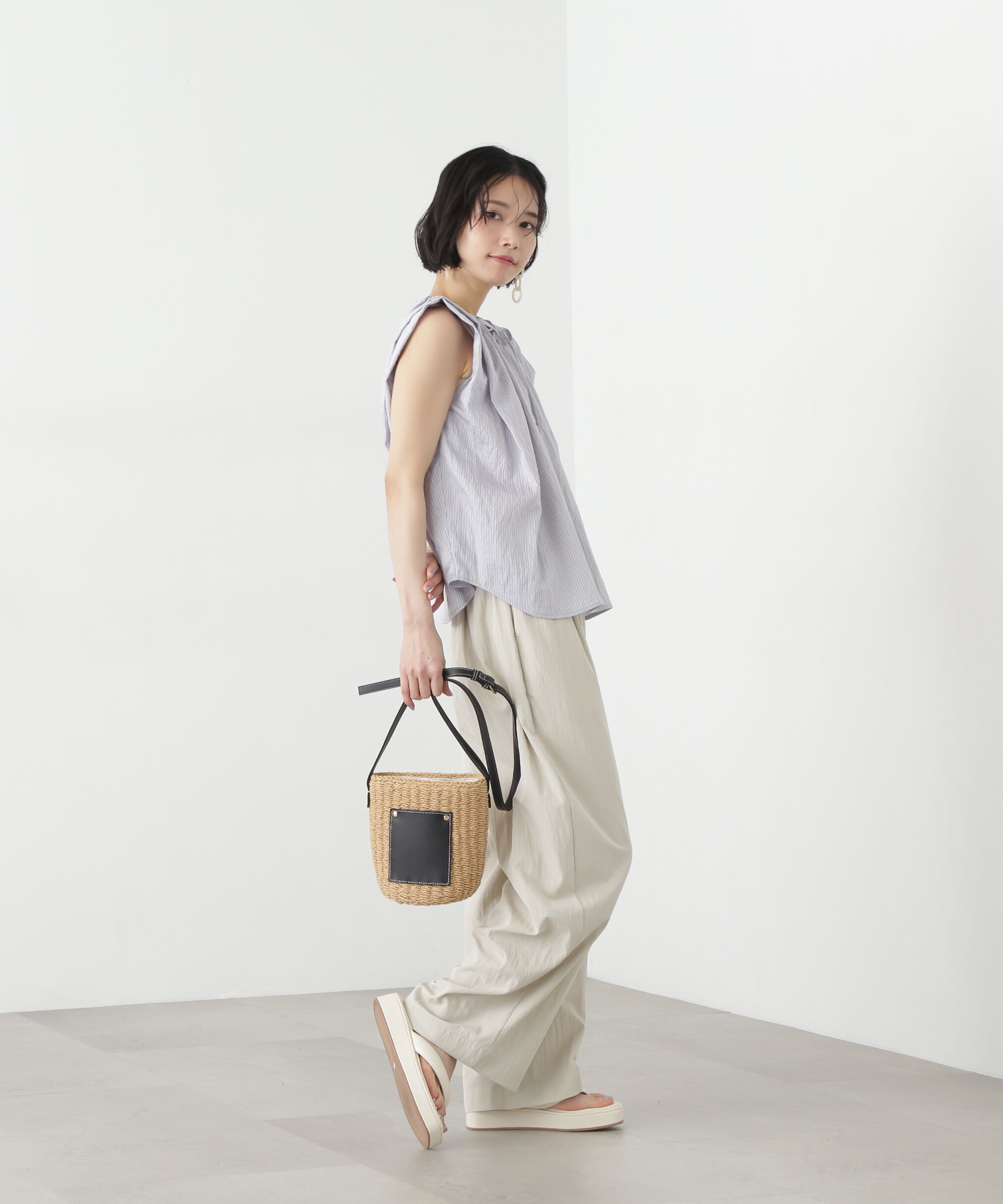  「タックショルダーブラウス」|シャツ・ブラウス|