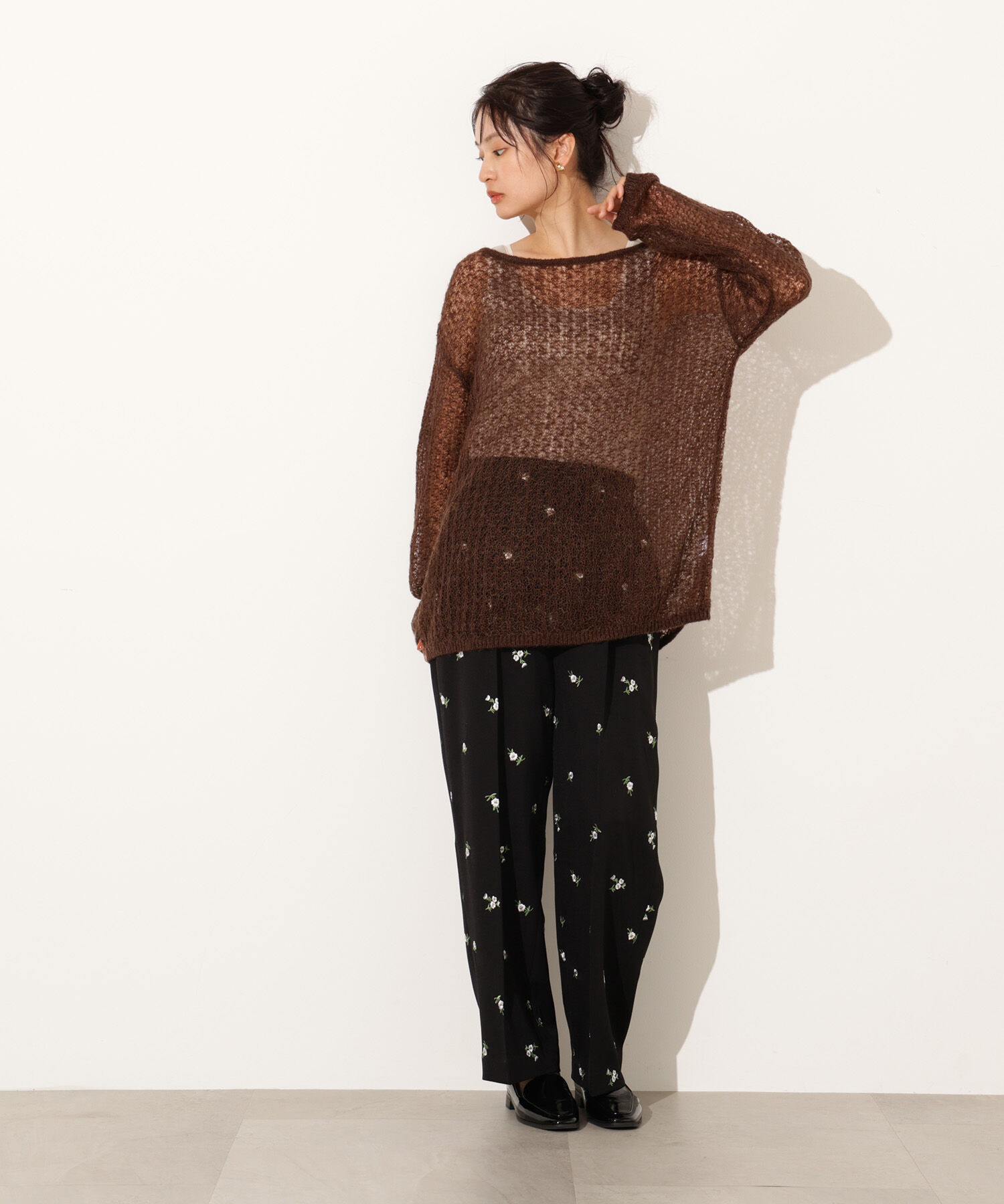  「モヘヤブレンドオーバーニット」|ニット・セーター|