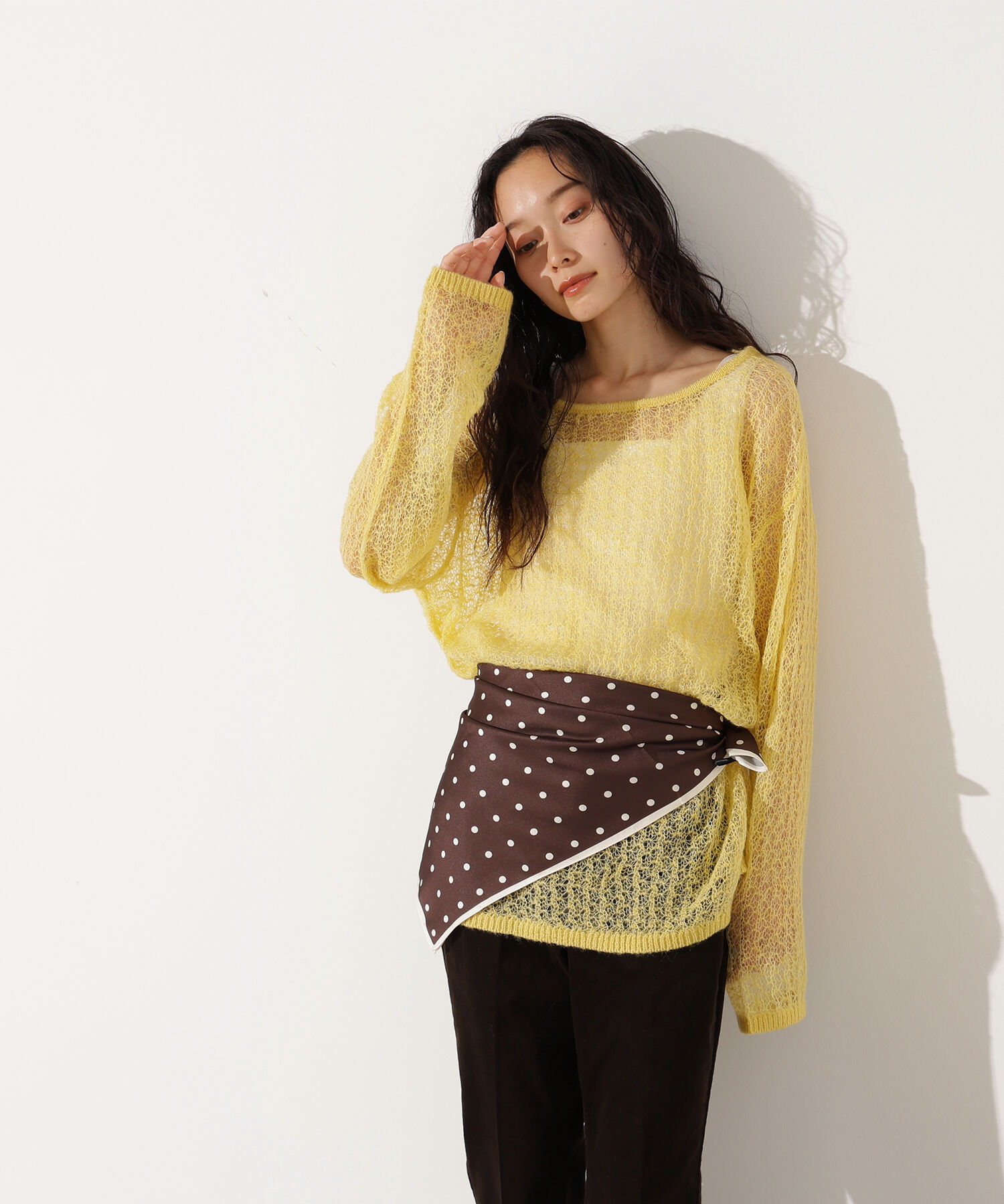  「モヘヤブレンドオーバーニット」|ニット・セーター|