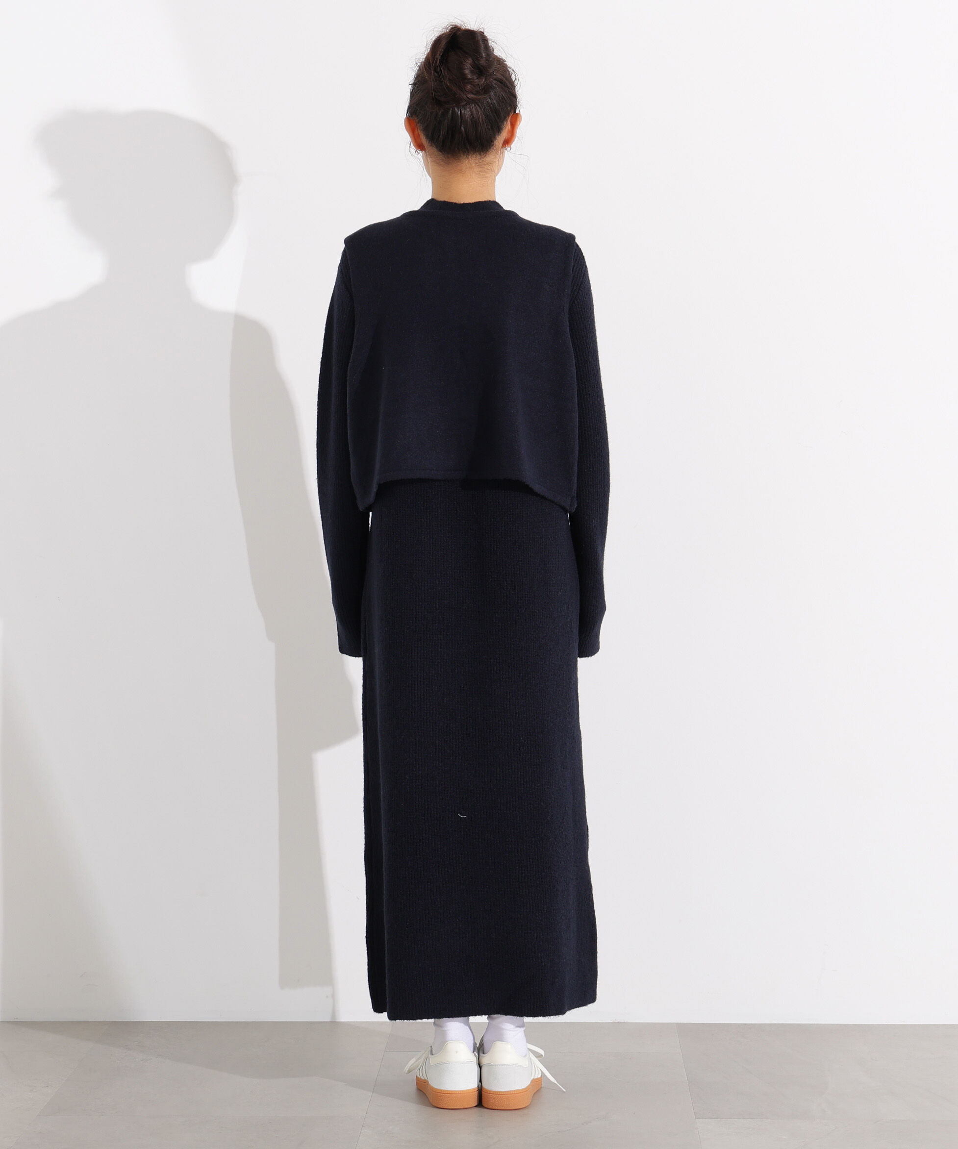  「リボンニットアンサンブルワンピース」|スカート|