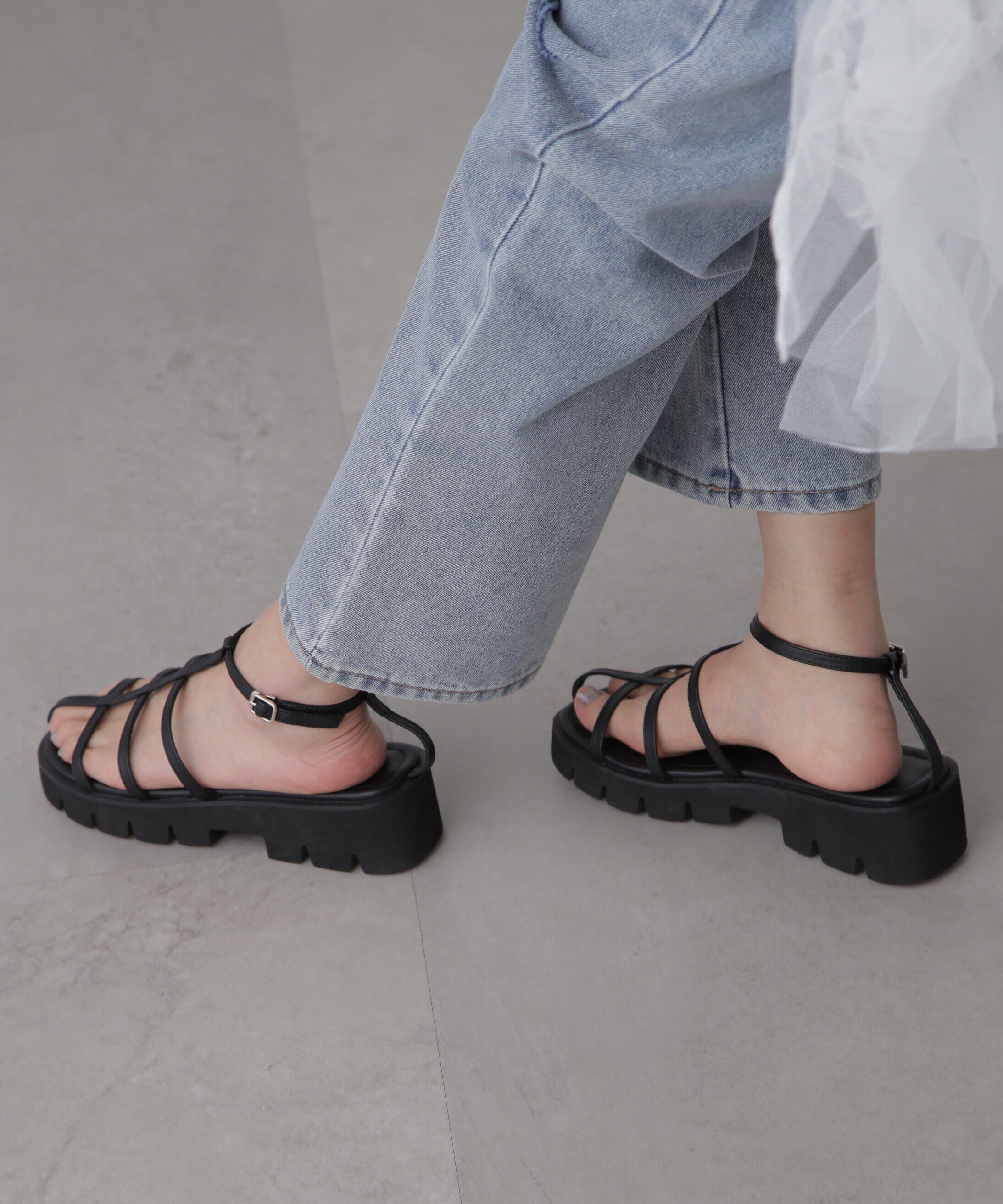  「トラックソールナローサンダル」|その他|