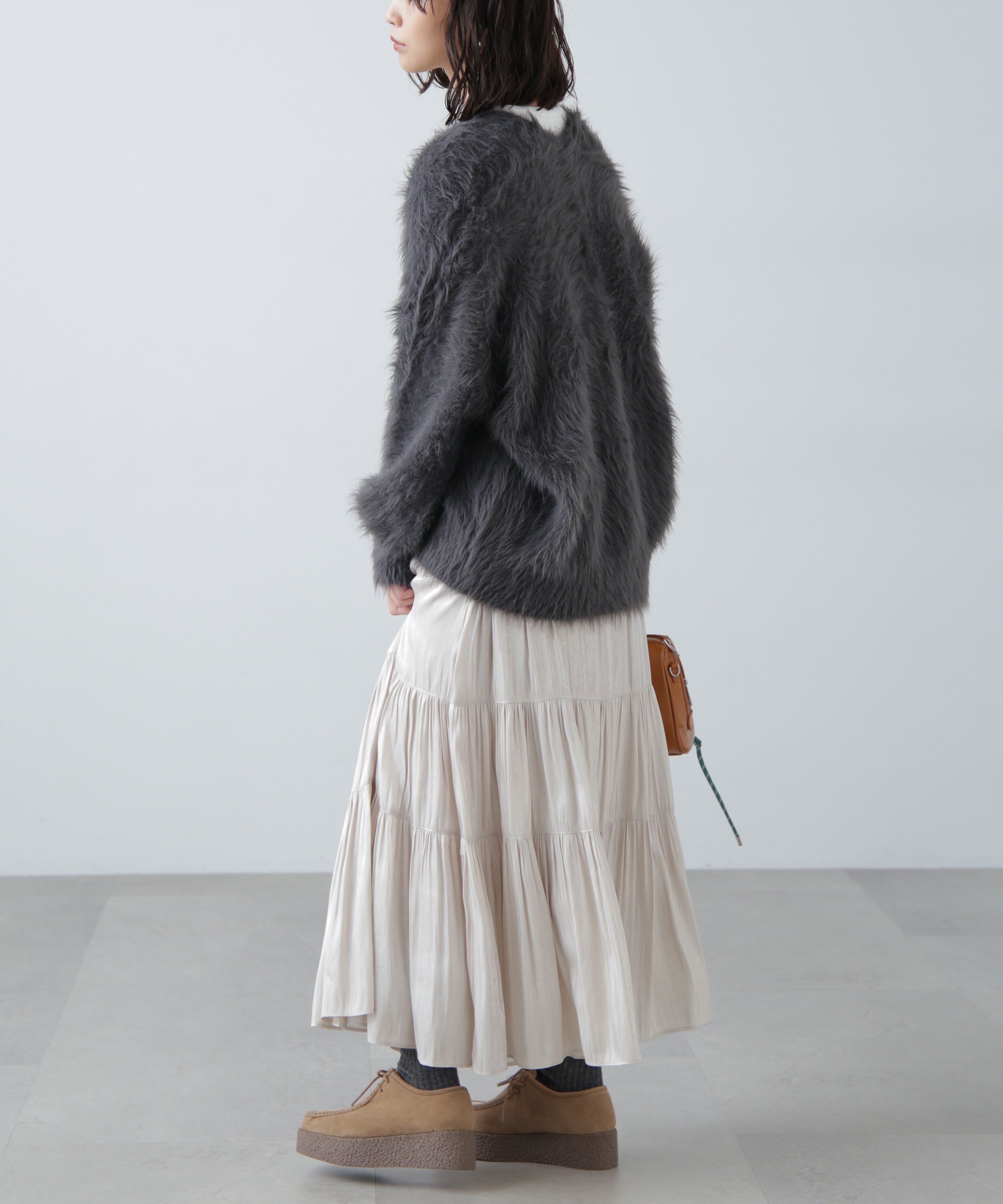  「シャギーロングカーディガン」|ニット・セーター|