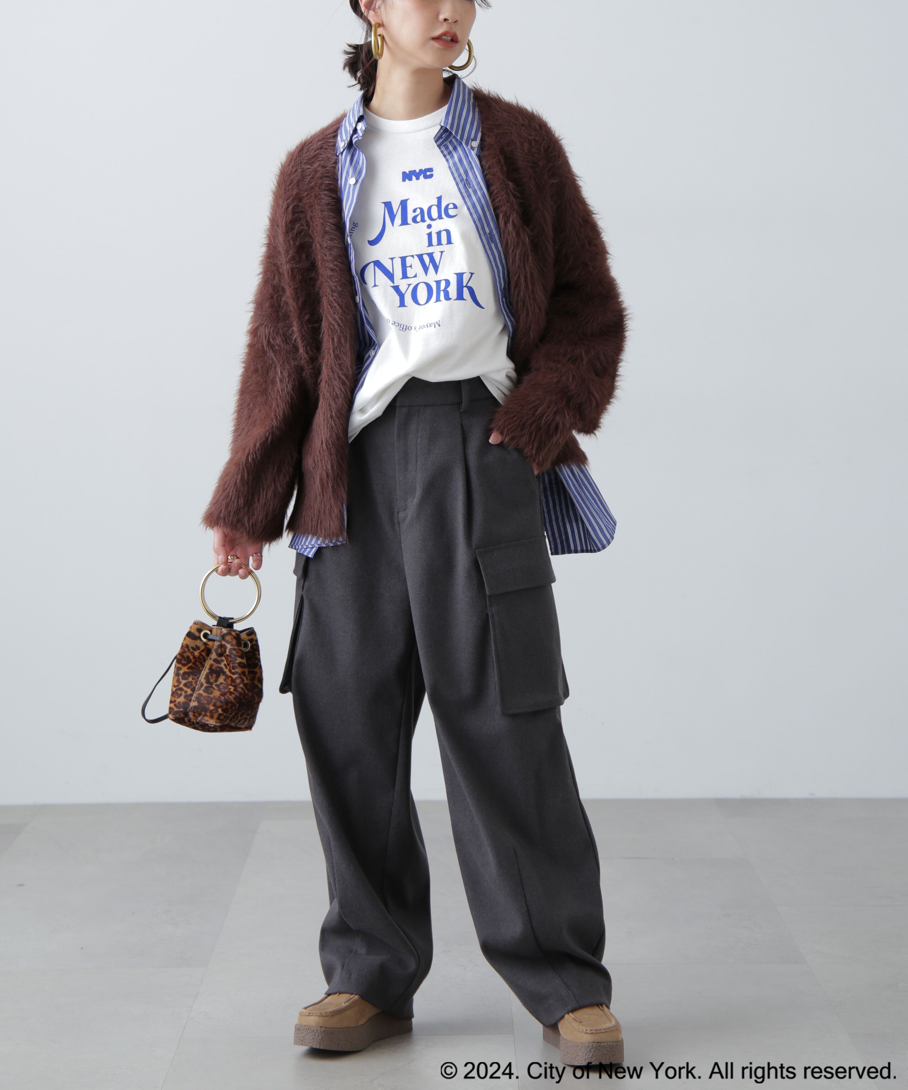  「シャギーロングカーディガン」|ニット・セーター|