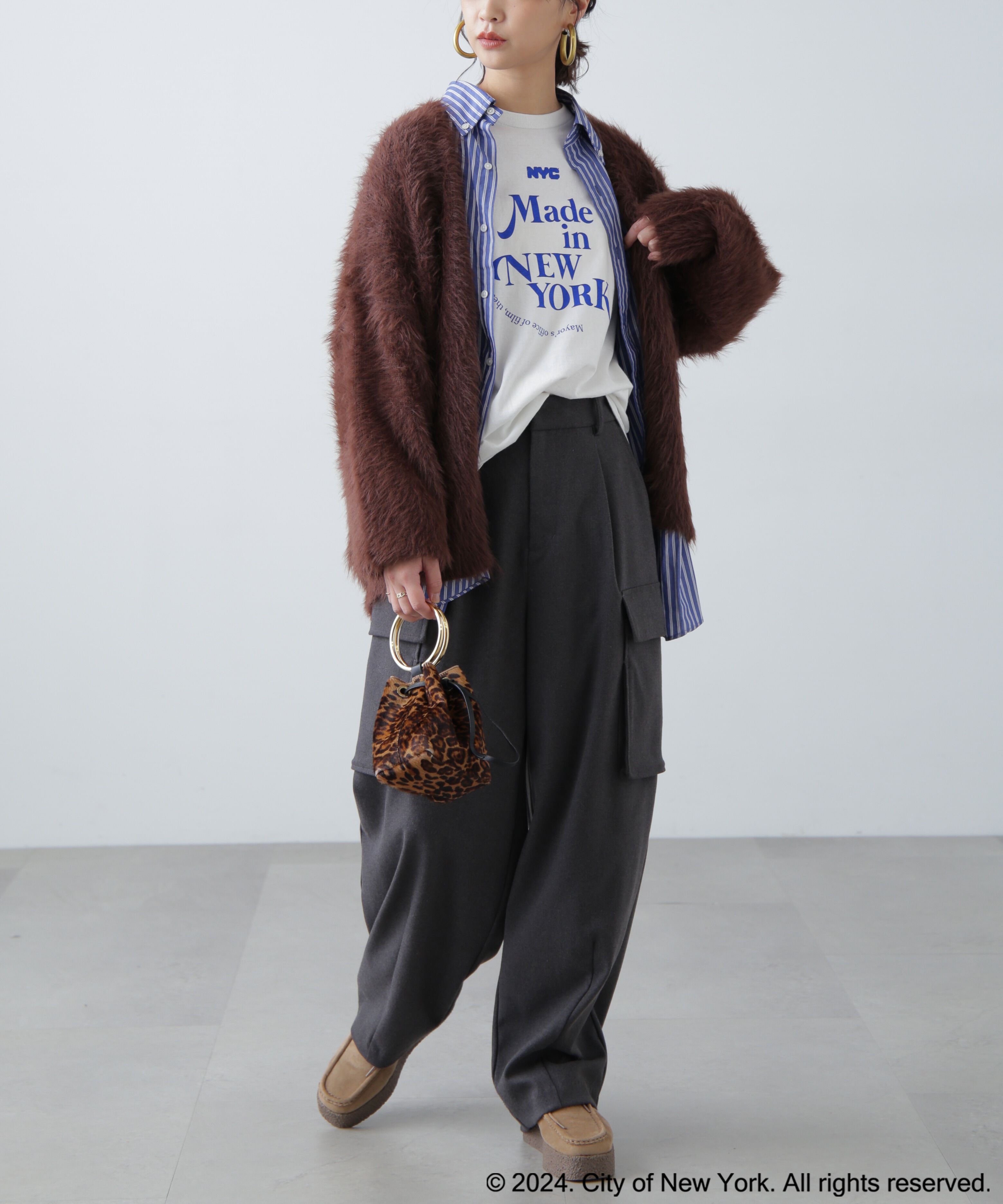  「シャギーロングカーディガン」|ニット・セーター|