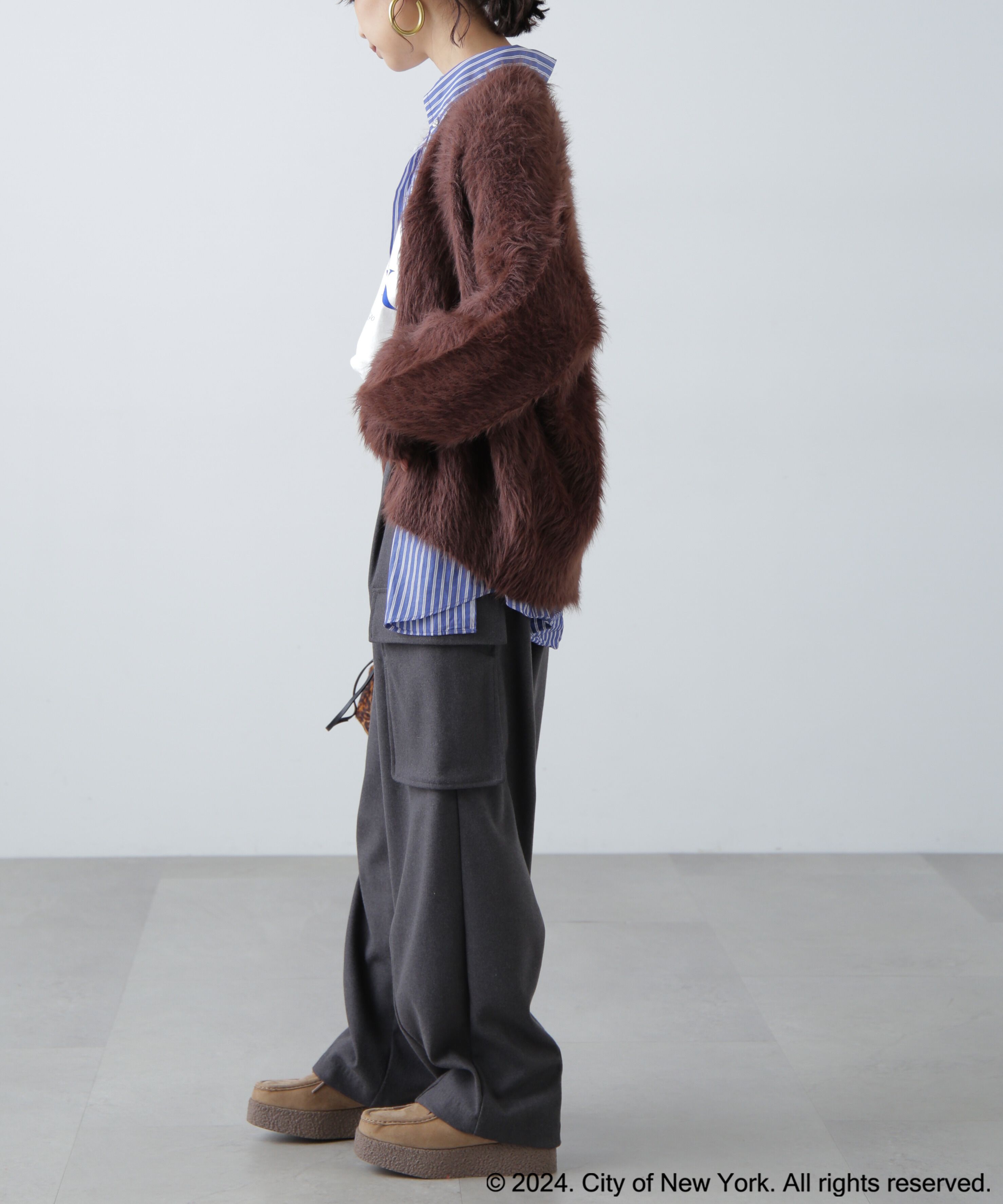  「シャギーロングカーディガン」|ニット・セーター|