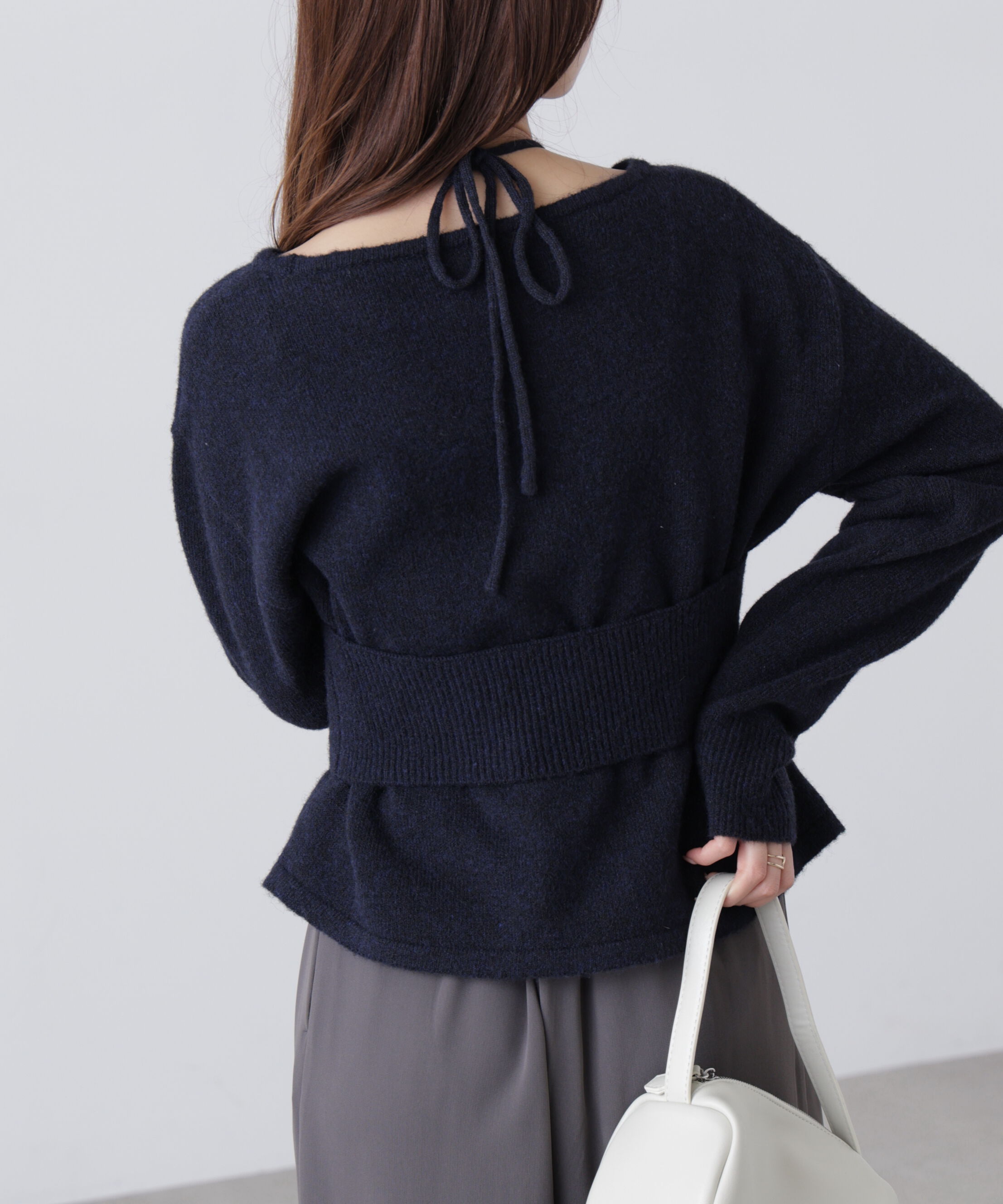  「ホルターネックビスチェセットニット」|ニット・セーター|