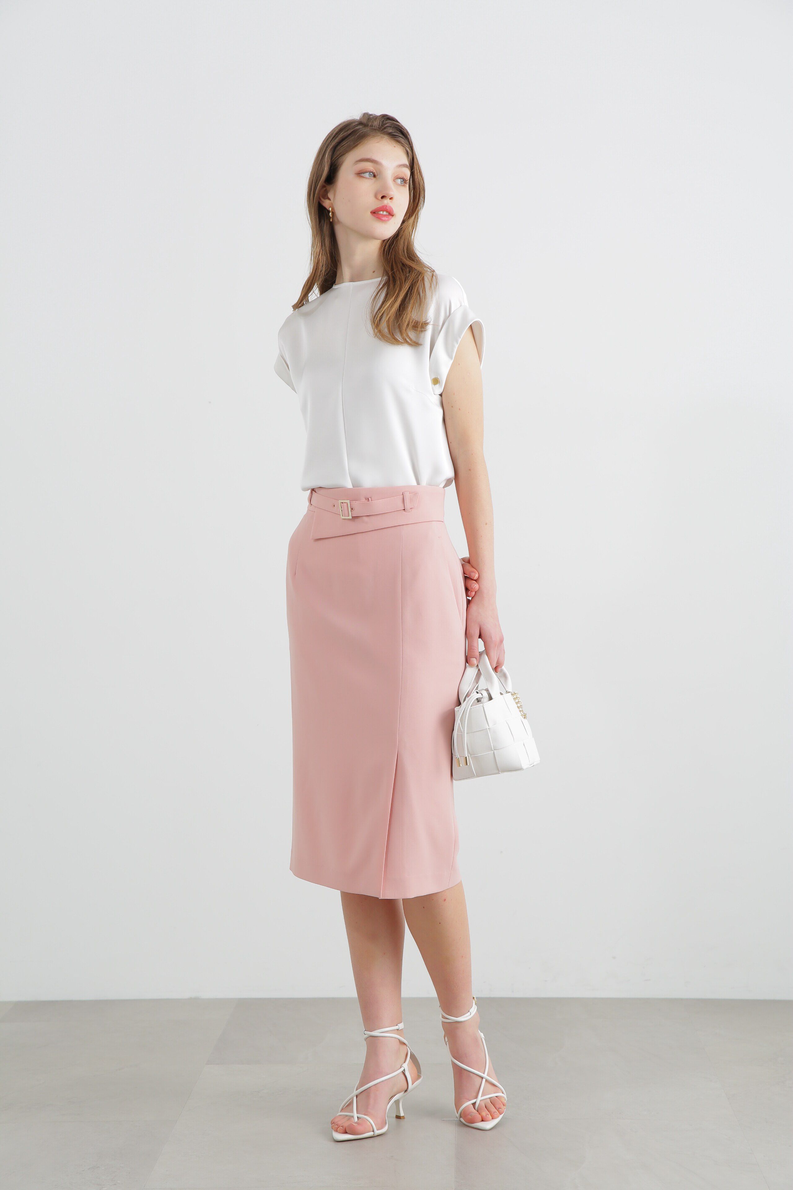  「◆アシンメトリーベルトスカート」|スカート|