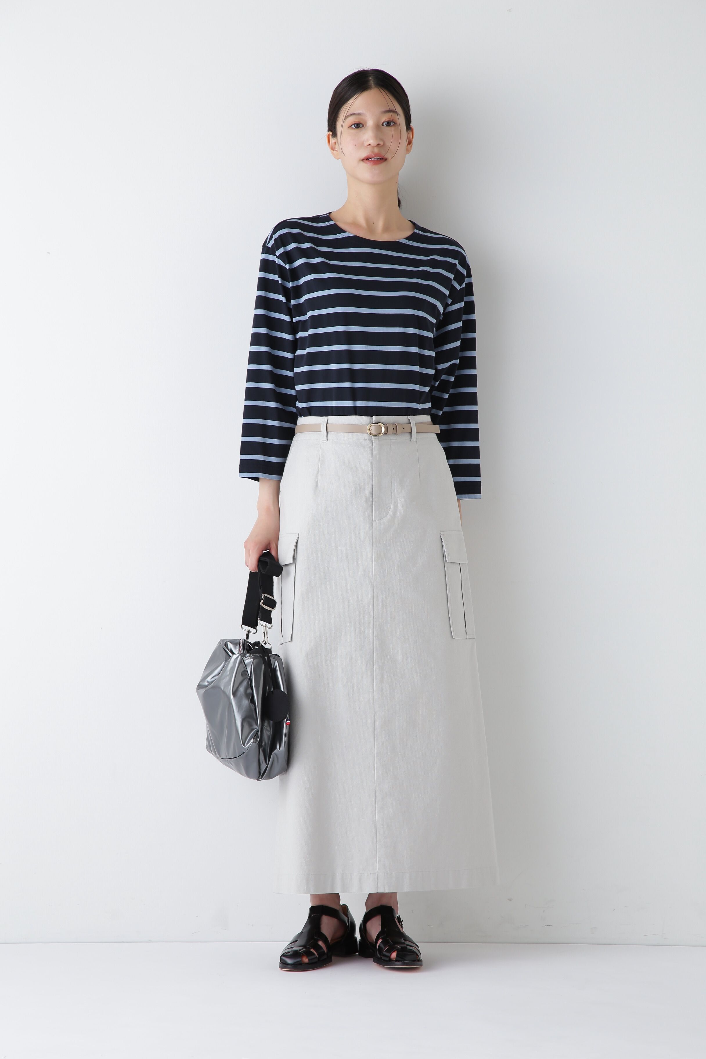  「◆オックスストレッチカーゴスカート」|スカート|