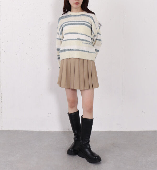 archives「切替プリーツミニスカート」|スカート|