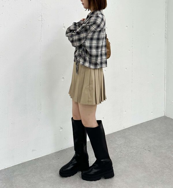 archives「切替プリーツミニスカート」|スカート|