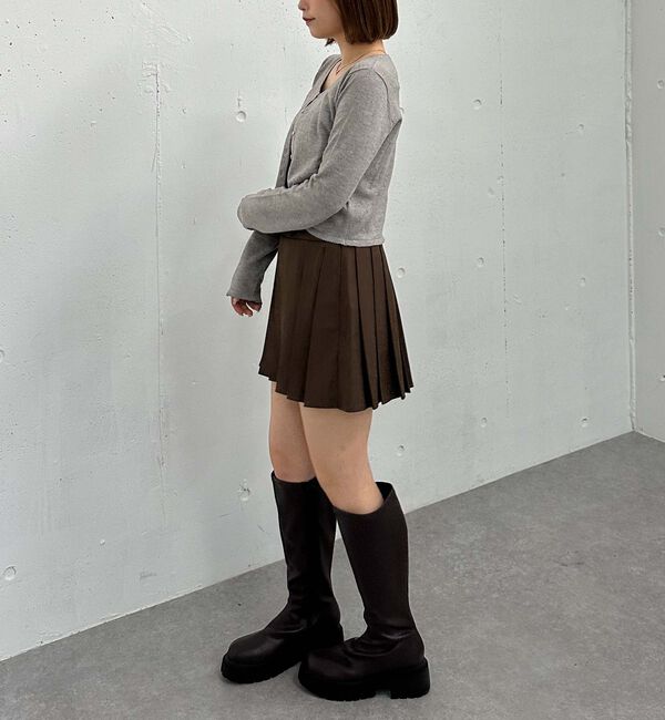 archives「切替プリーツミニスカート」|スカート|