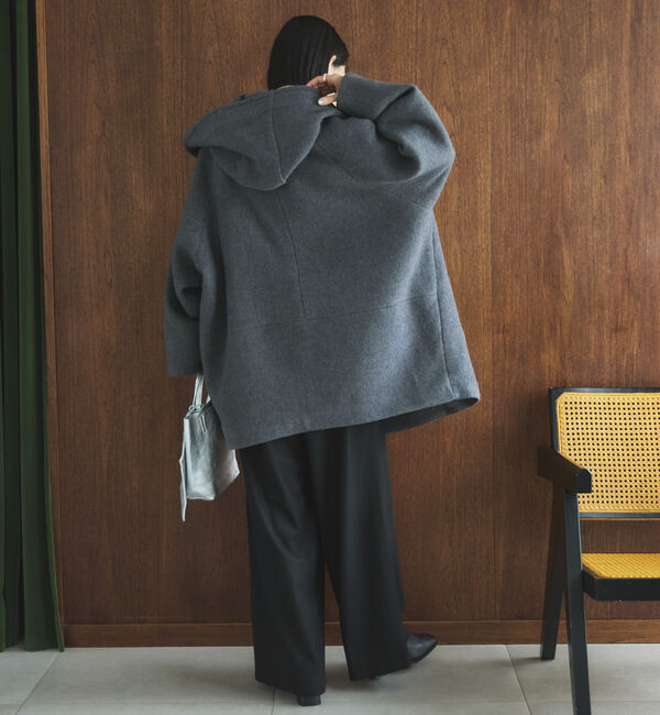 Doux archives「フーディコート」|ダッフルコート|