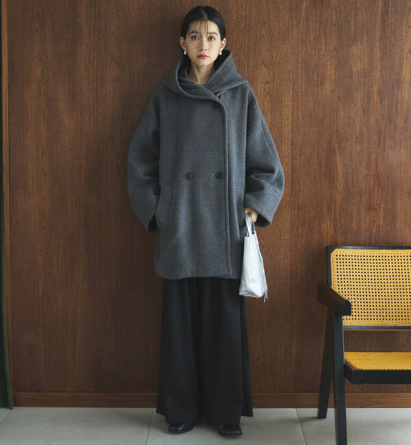 Doux archives「フーディコート」|ダッフルコート|