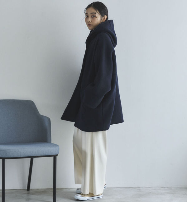 Doux archives「フーディコート」|ダッフルコート|