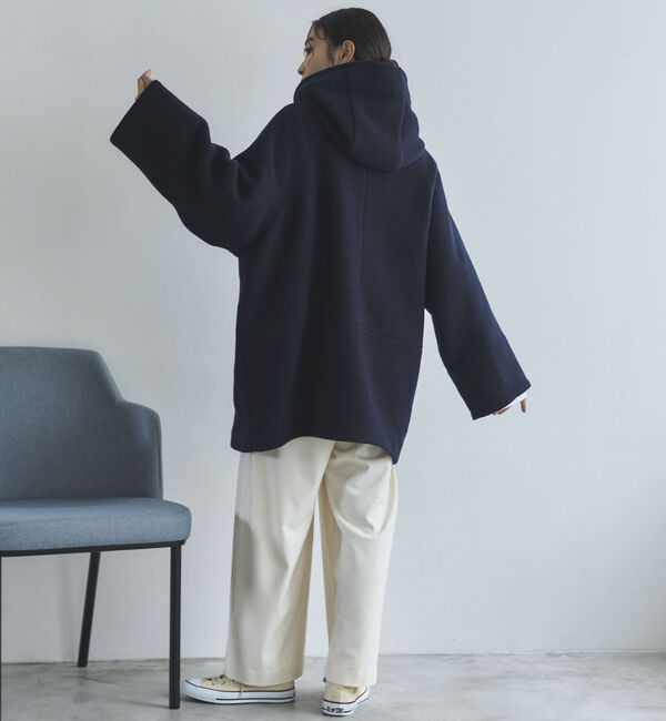 Doux archives「フーディコート」|ダッフルコート|