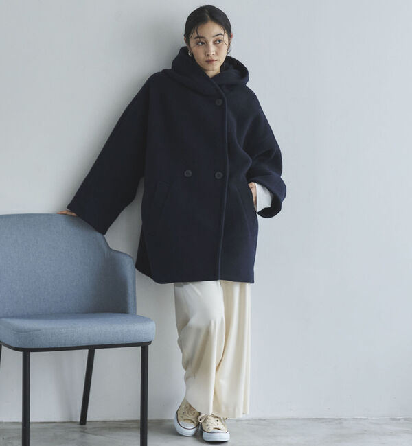 Doux archives「フーディコート」|ダッフルコート|