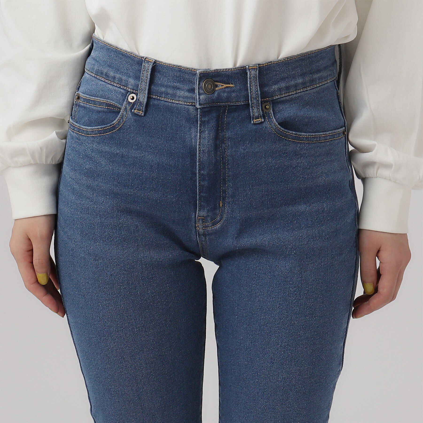 SHOO･LA･RUE「デニムスキニーパンツ」|デニム|